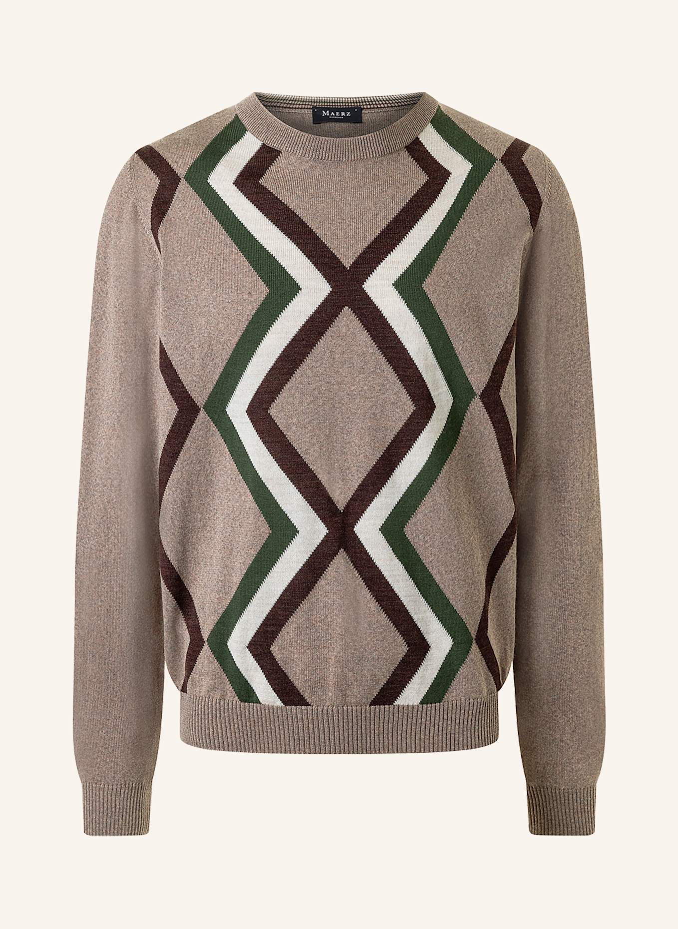 MAERZ MUENCHEN Strickpullover 496601: BEIGE
