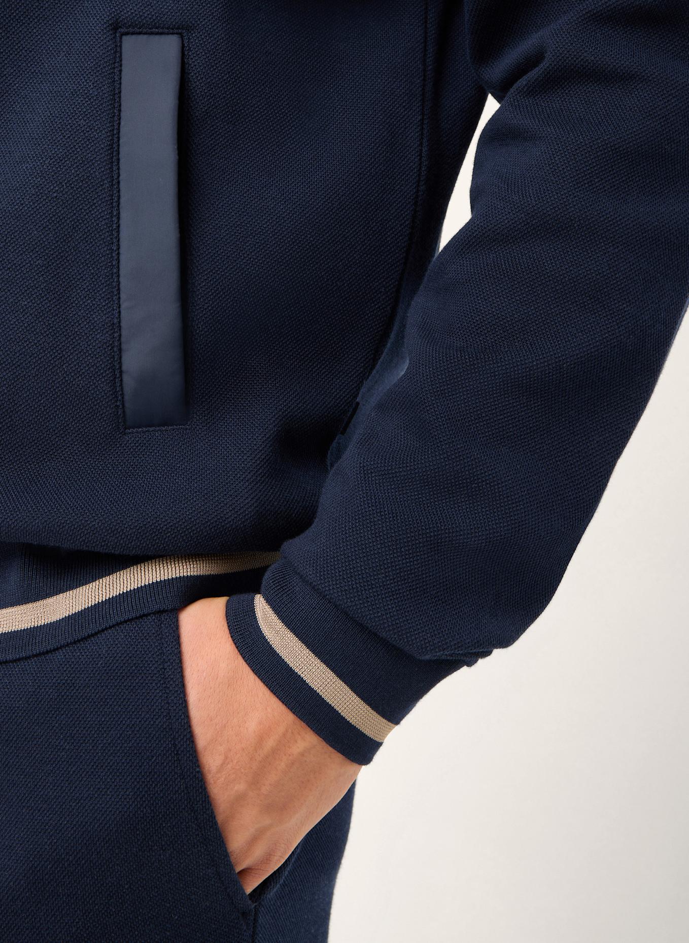 MAERZ MUENCHEN Sweatjacke 636801: BLAU