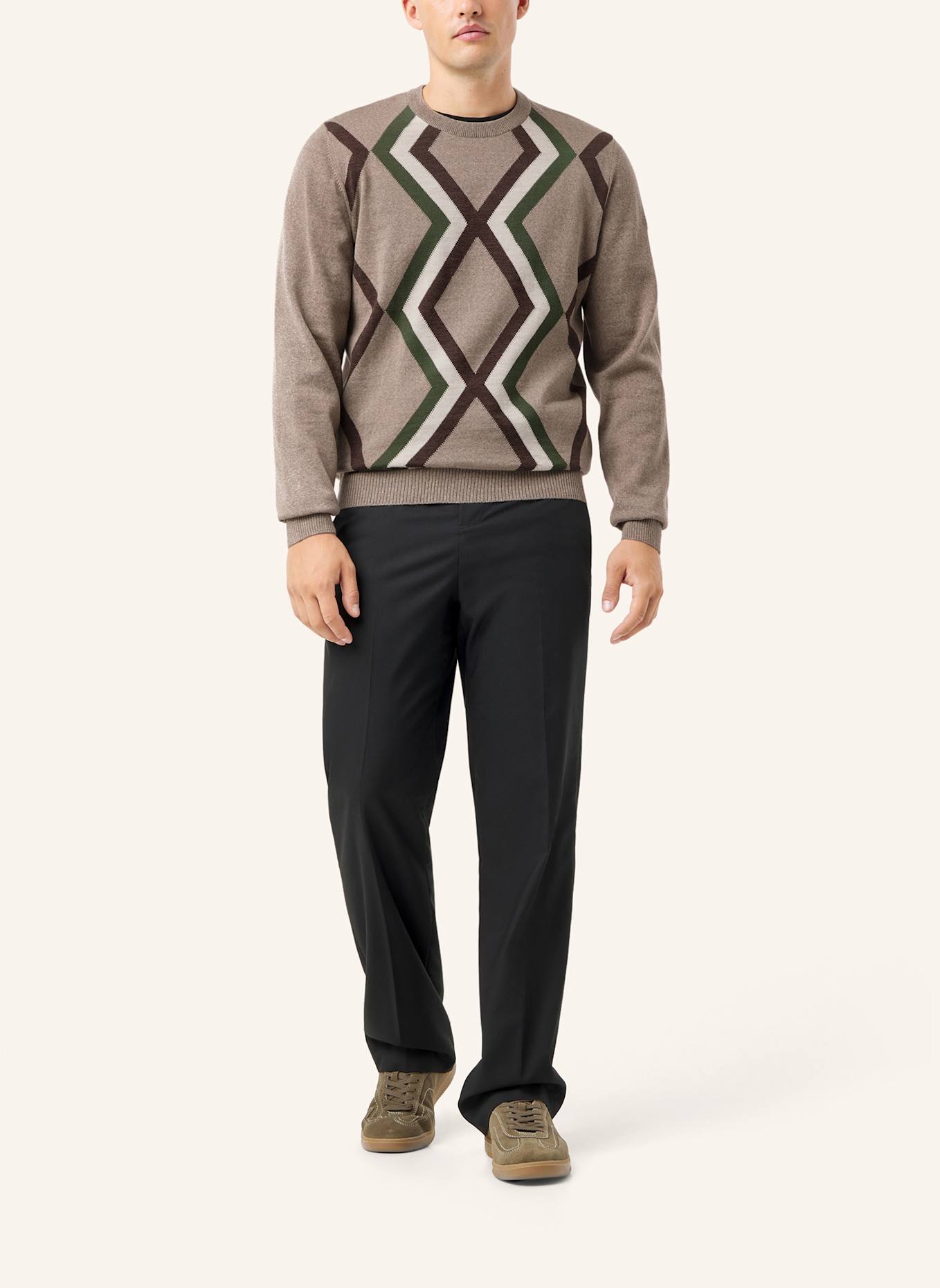 MAERZ MUENCHEN Strickpullover 496601: BEIGE