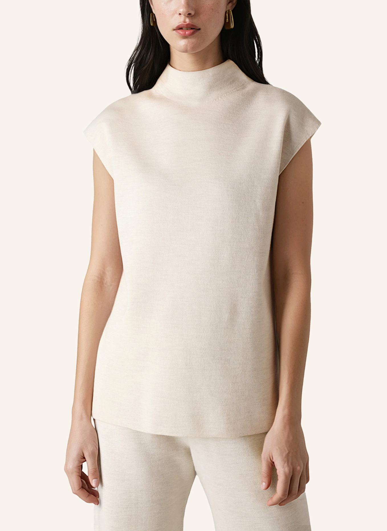 MAERZ MUENCHEN Strickpullunder 316200: WEISS