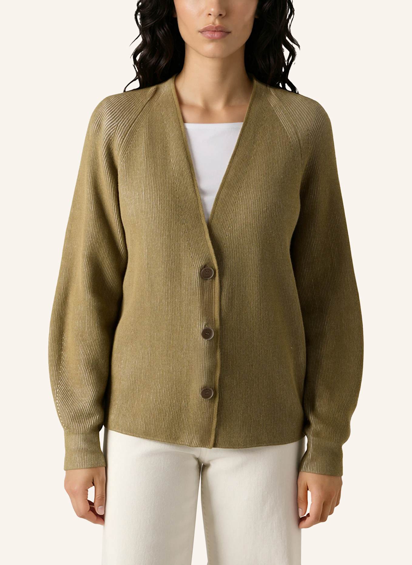 MAERZ MUENCHEN Strickjacke 215301: GRÜN
