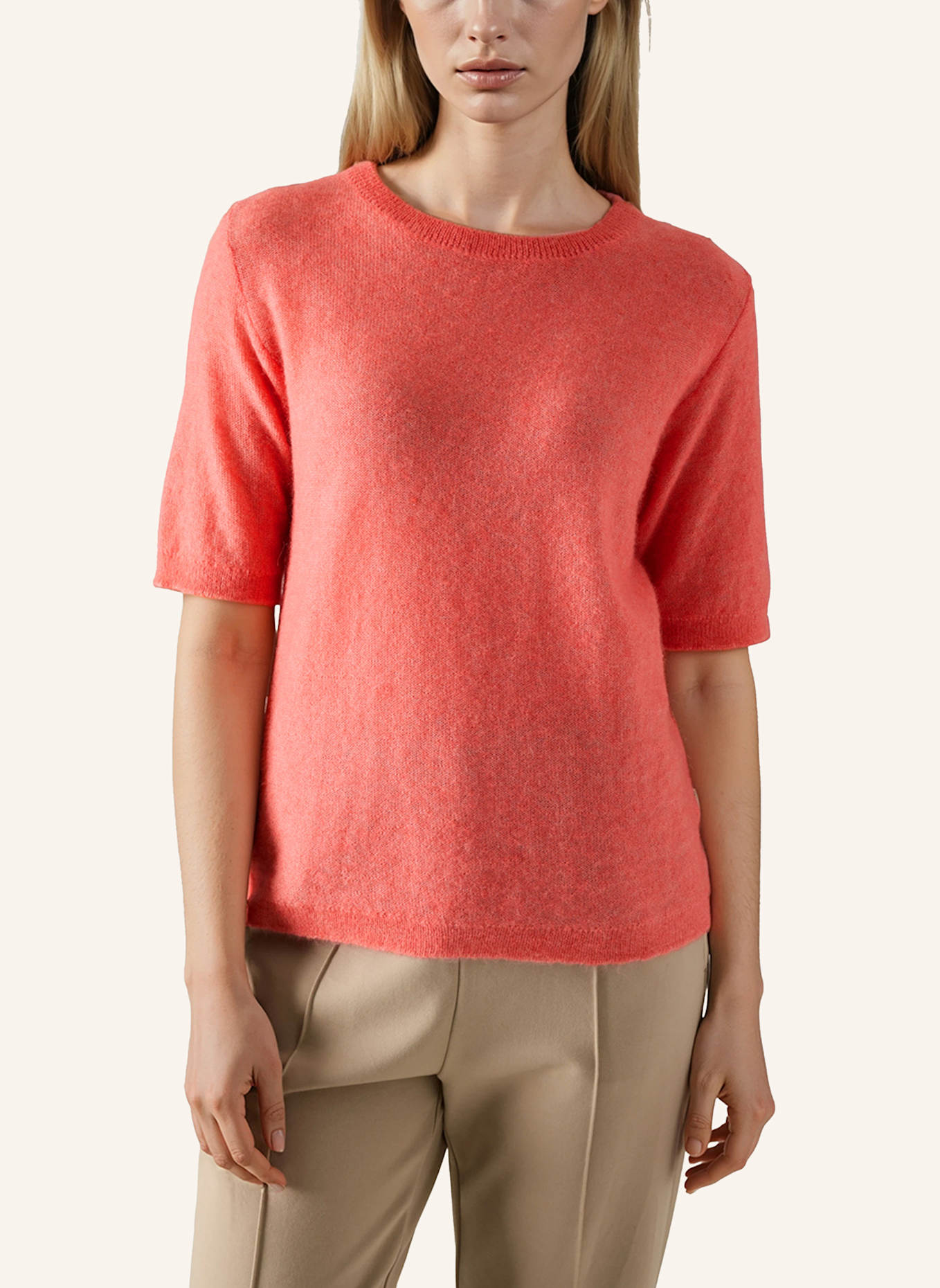 MAERZ MUENCHEN Strickshirt mit Alpaka: PINK