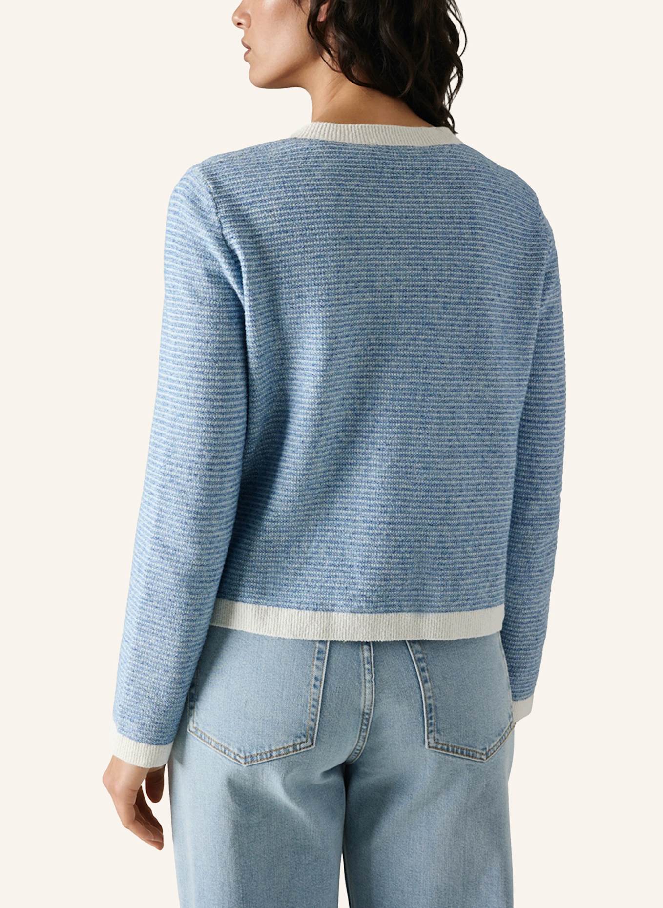 MAERZ MUENCHEN Strickjacke: BLAU