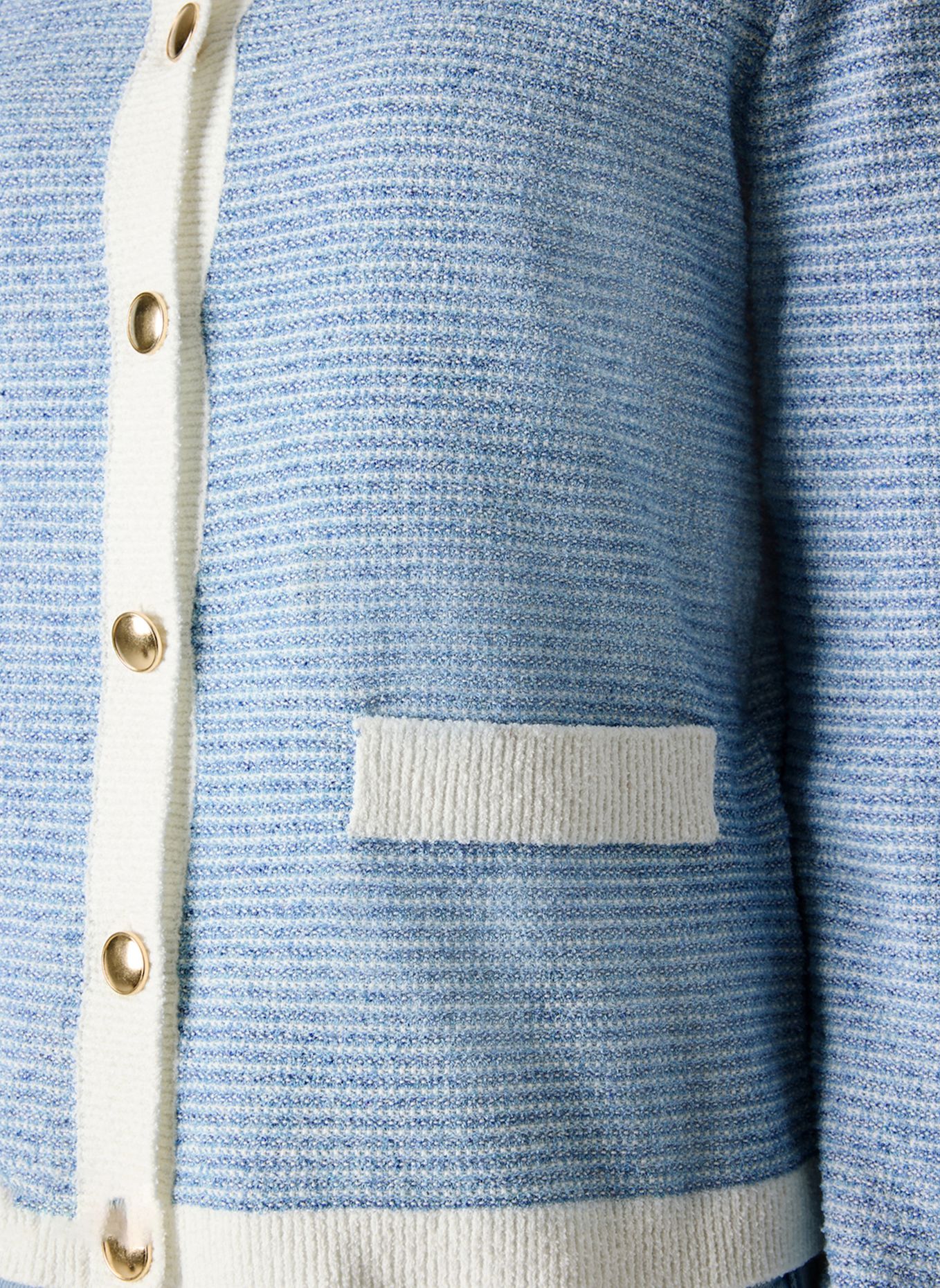 MAERZ MUENCHEN Strickjacke: BLAU