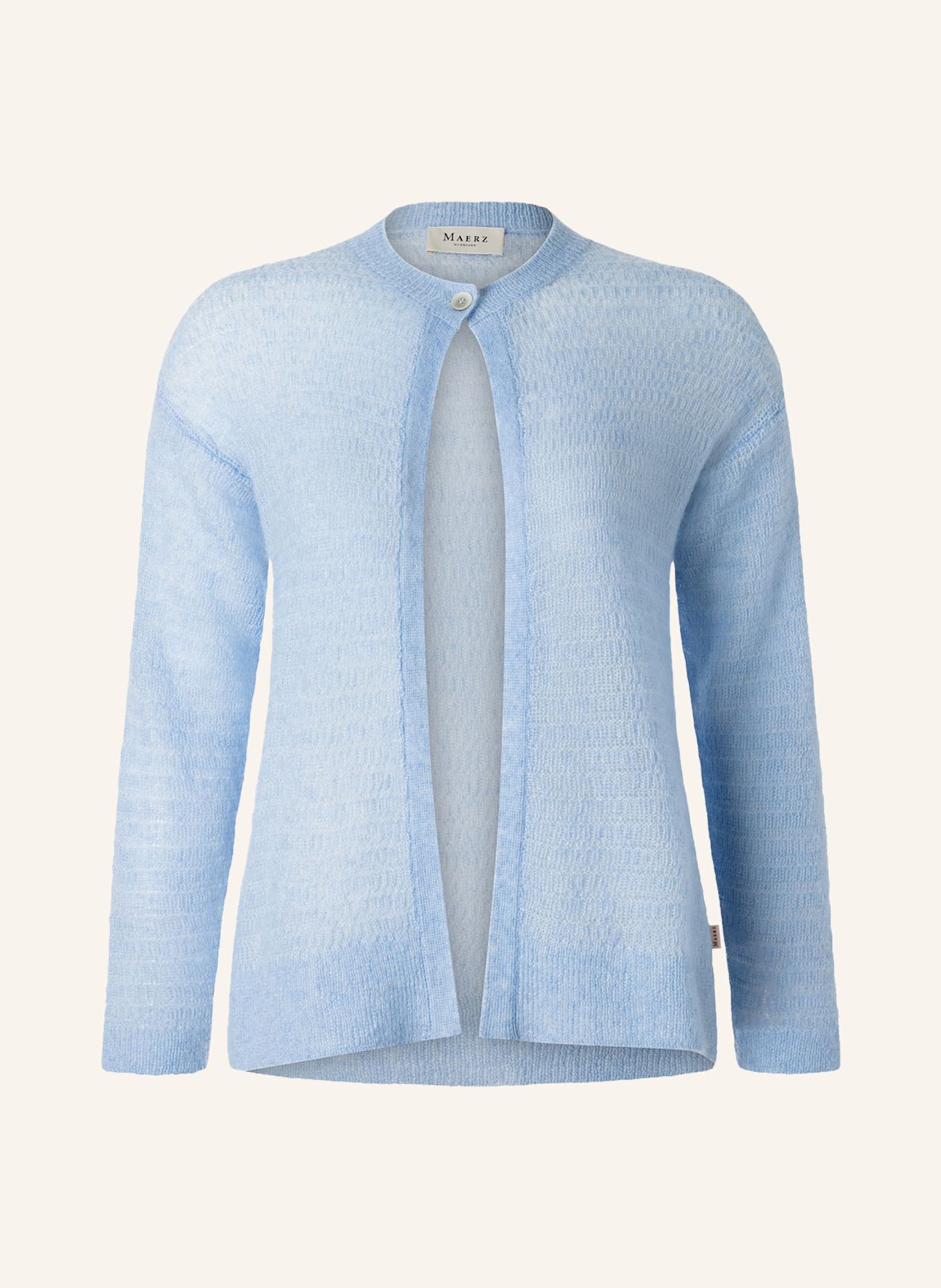 MAERZ MUENCHEN Strickjacke mit Alpaka: BLAU