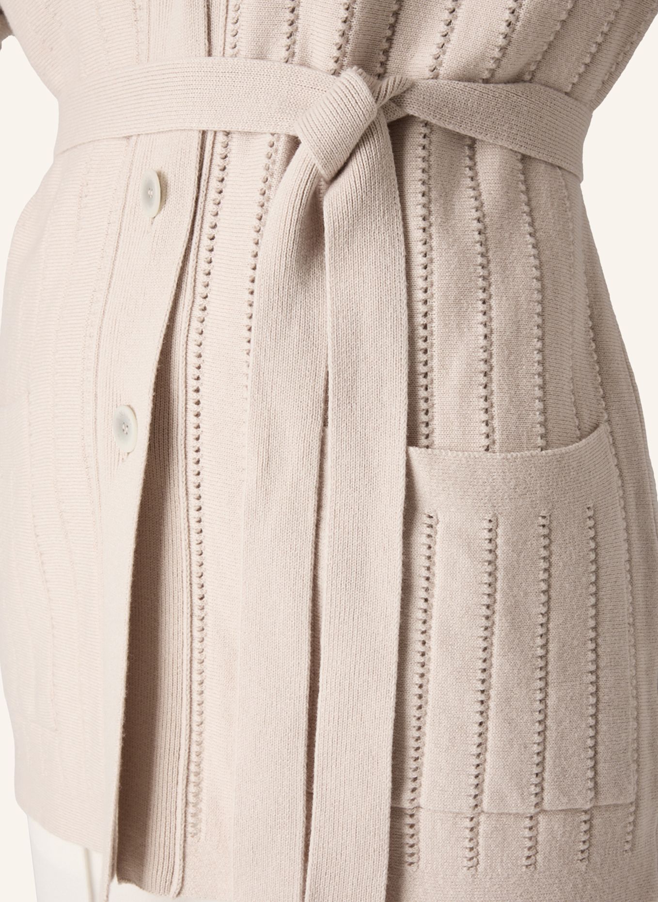 MAERZ MUENCHEN Strickcardigan 217200: BEIGE