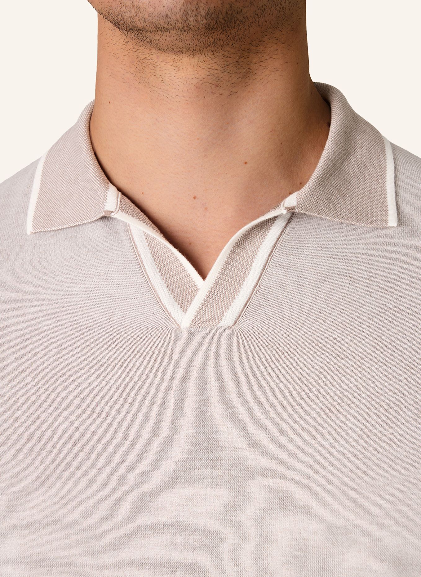 MAERZ MUENCHEN Poloshirt 452101: BEIGE