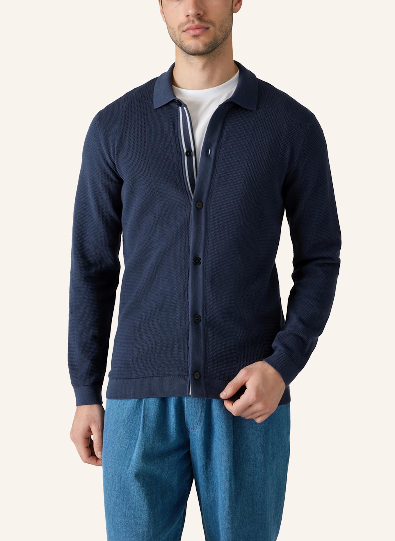 MAERZ MUENCHEN Strickjacke 550201: BLAU