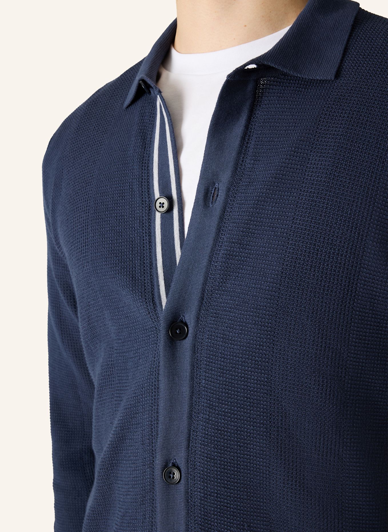 MAERZ MUENCHEN Strickjacke 550201: BLAU