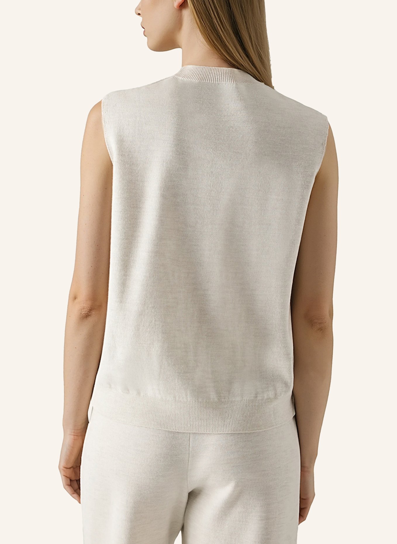 MAERZ MUENCHEN Strickweste 230400: WEISS