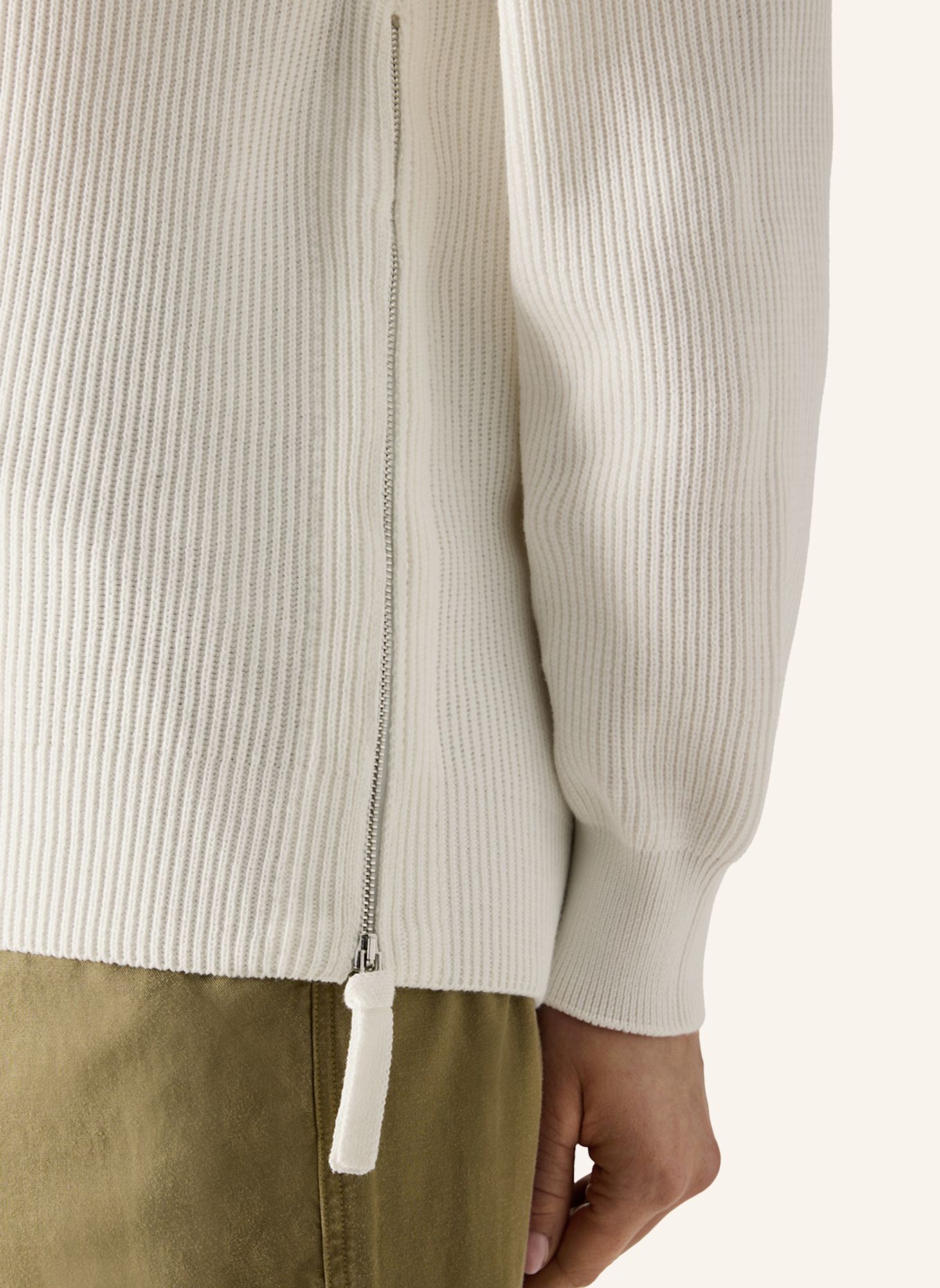 MAERZ MUENCHEN Pullover: WEISS
