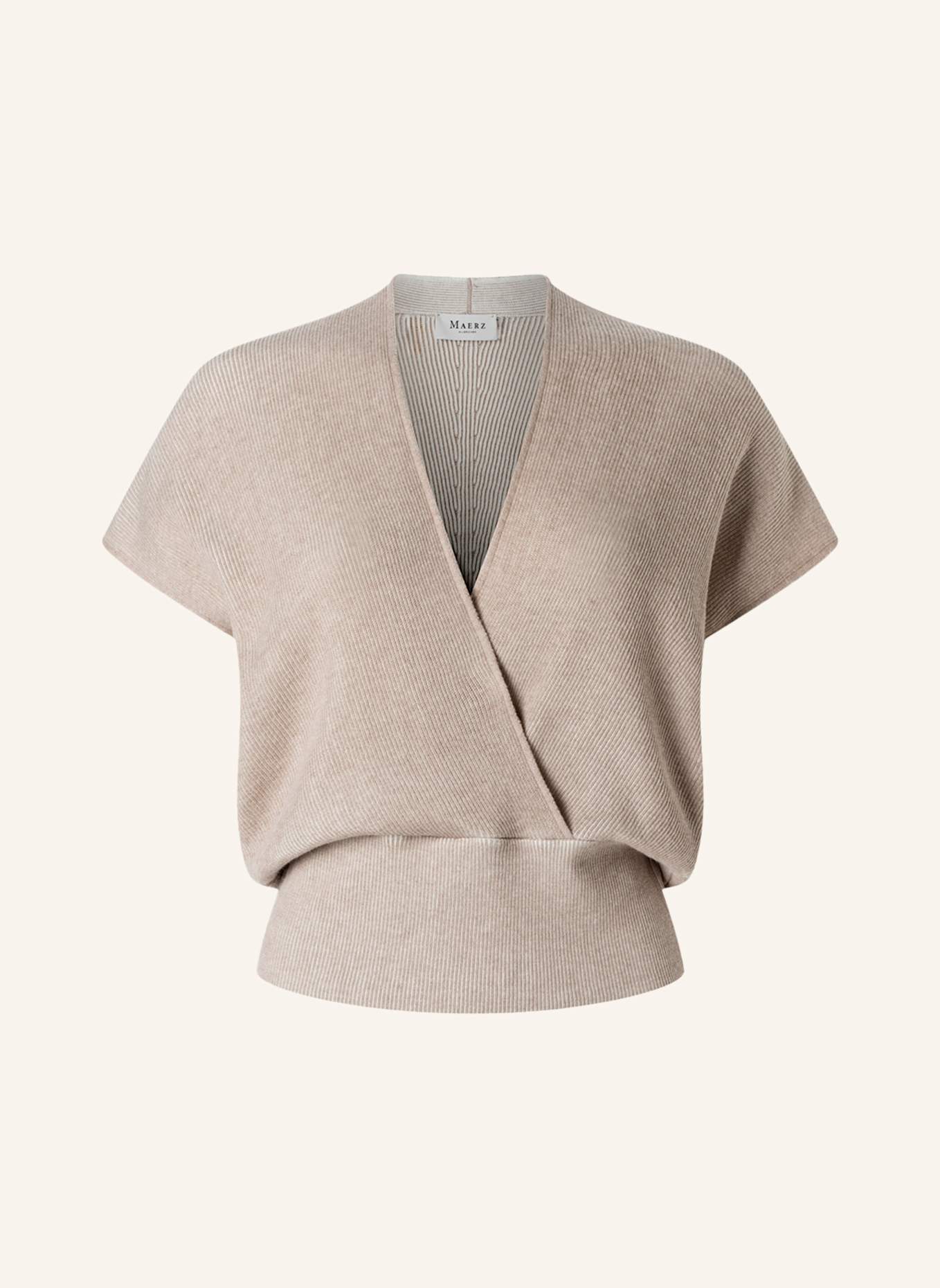 MAERZ MUENCHEN Strickpullunder 320701: BRAUN