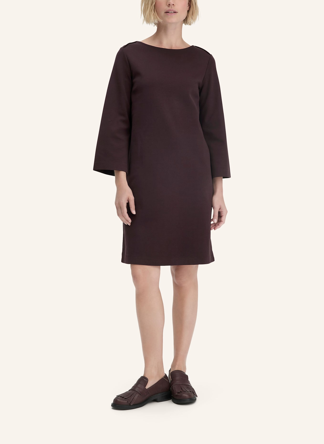 hessnatur Jersey Kleid Mini: ROT