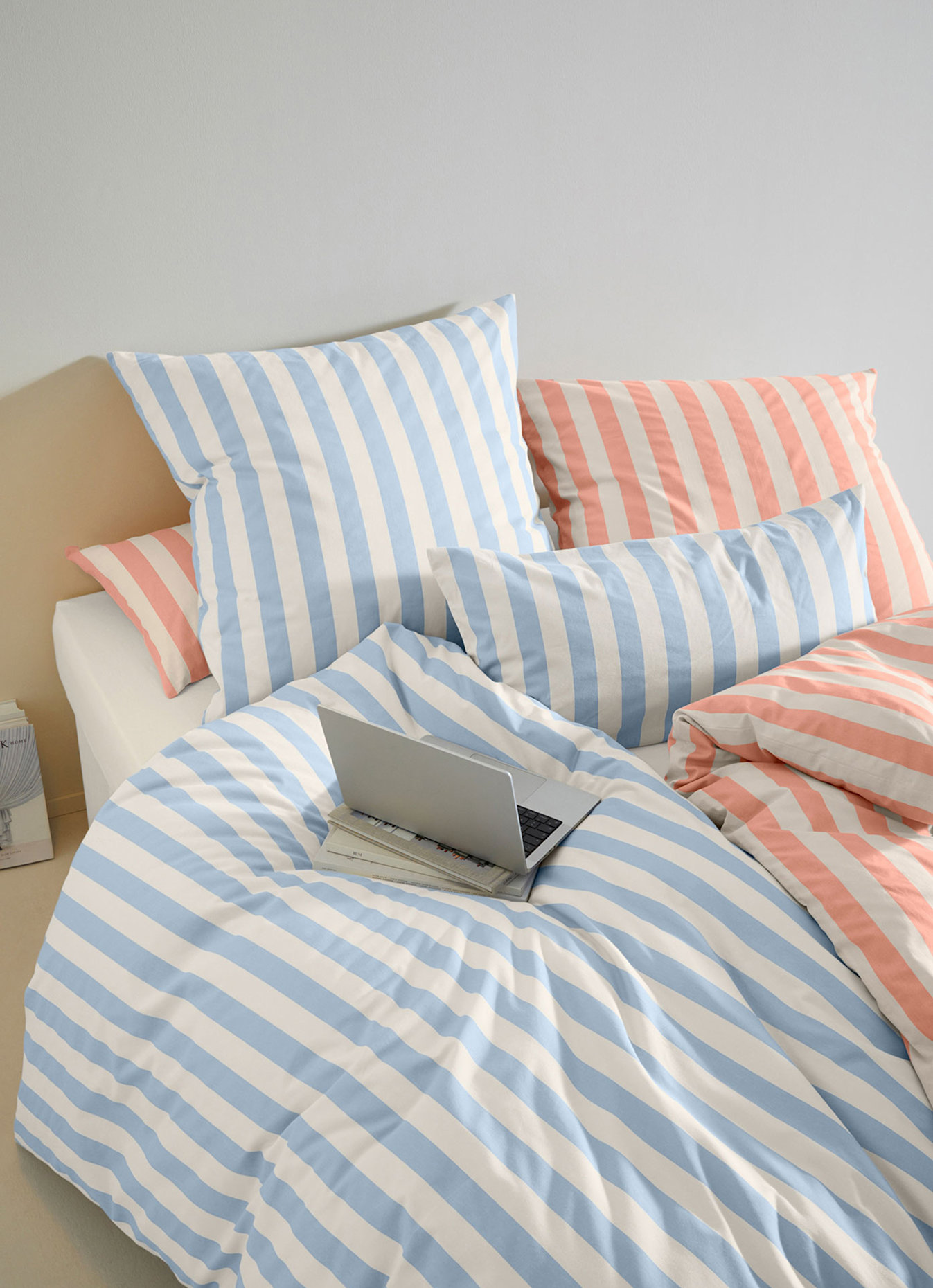 hessnatur Renforcé Bettwäsche-Set: BLAU