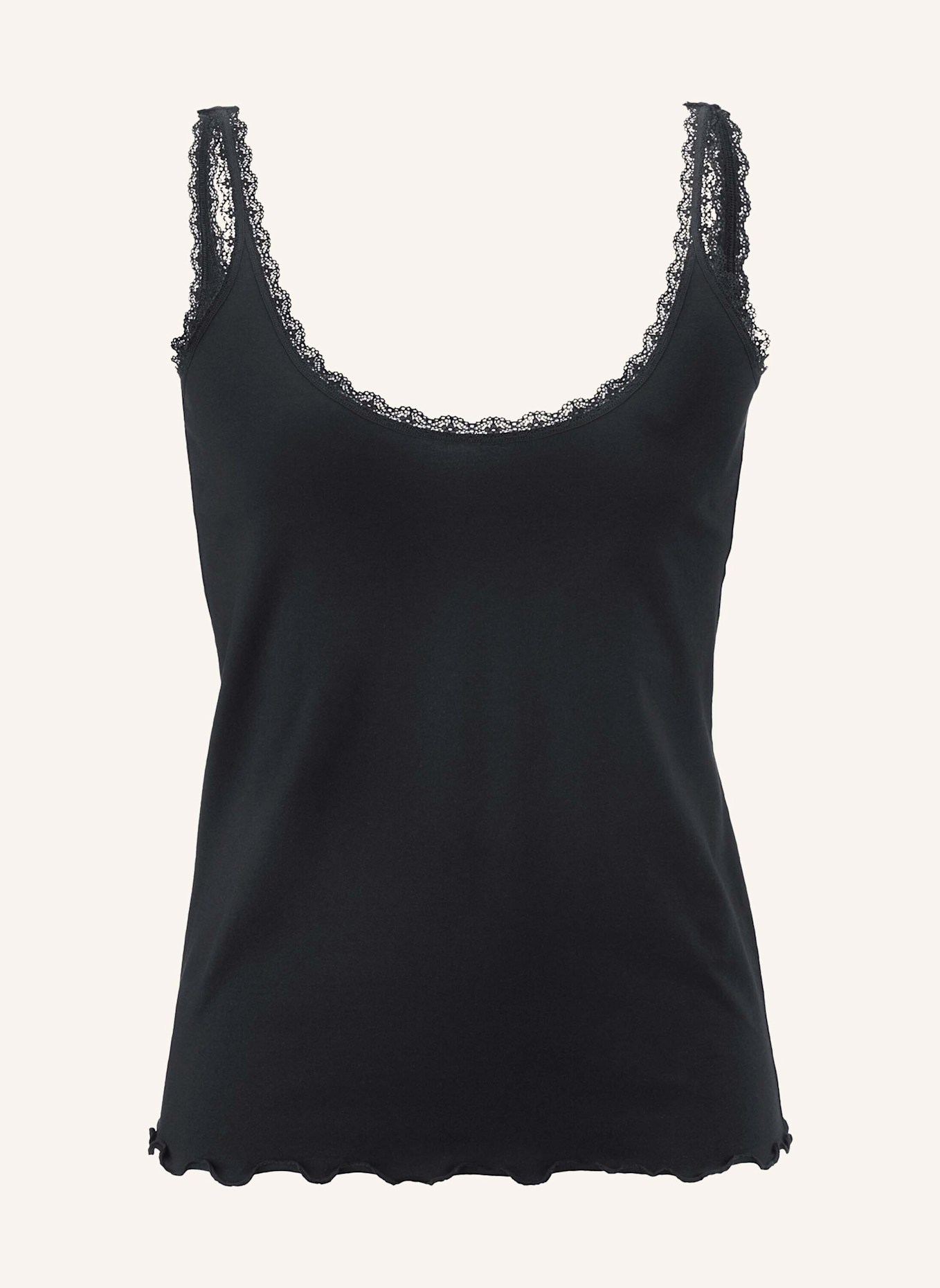 hessnatur Tanktop: SCHWARZ