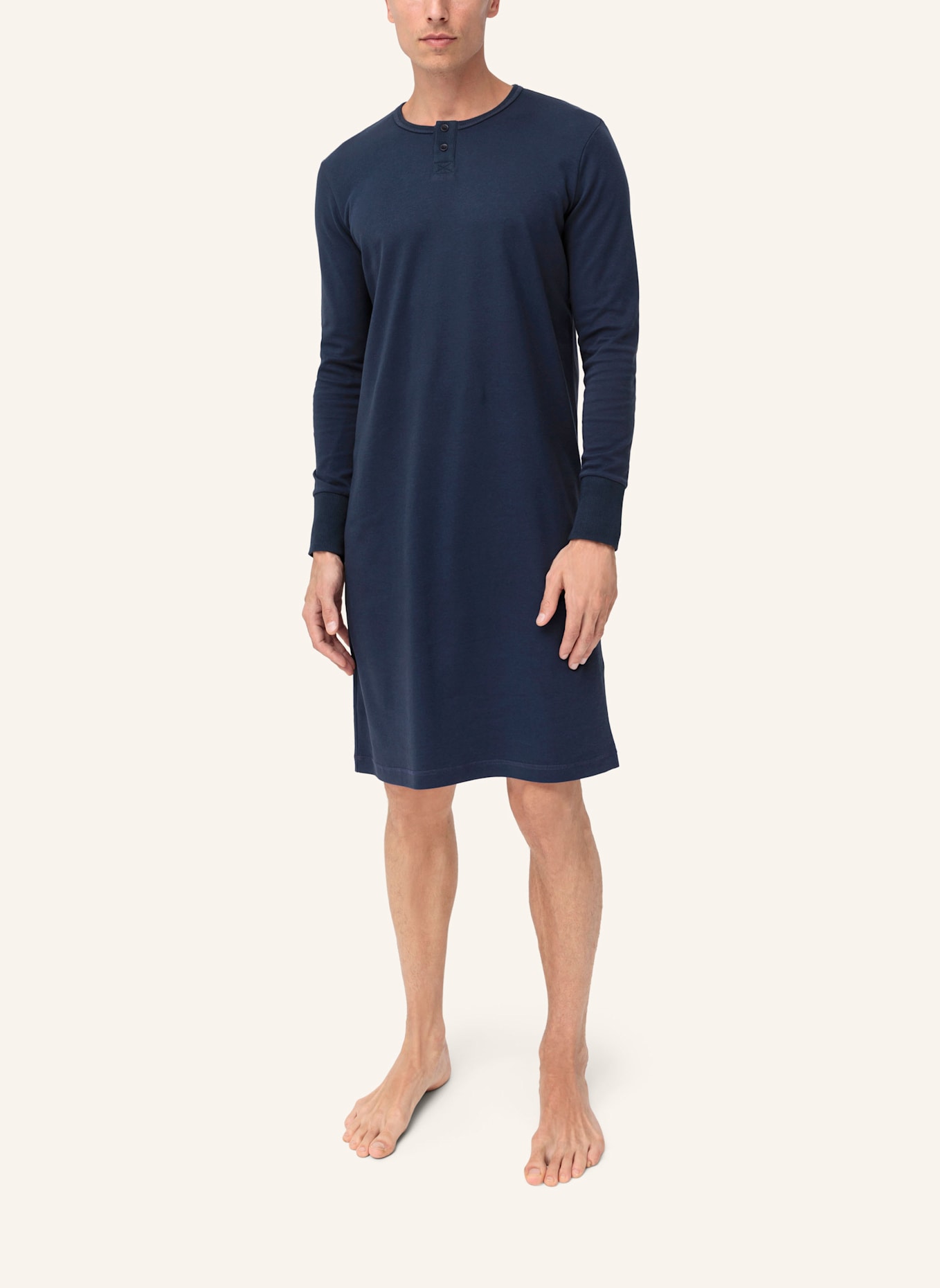 hessnatur Schlafhemd: BLAU