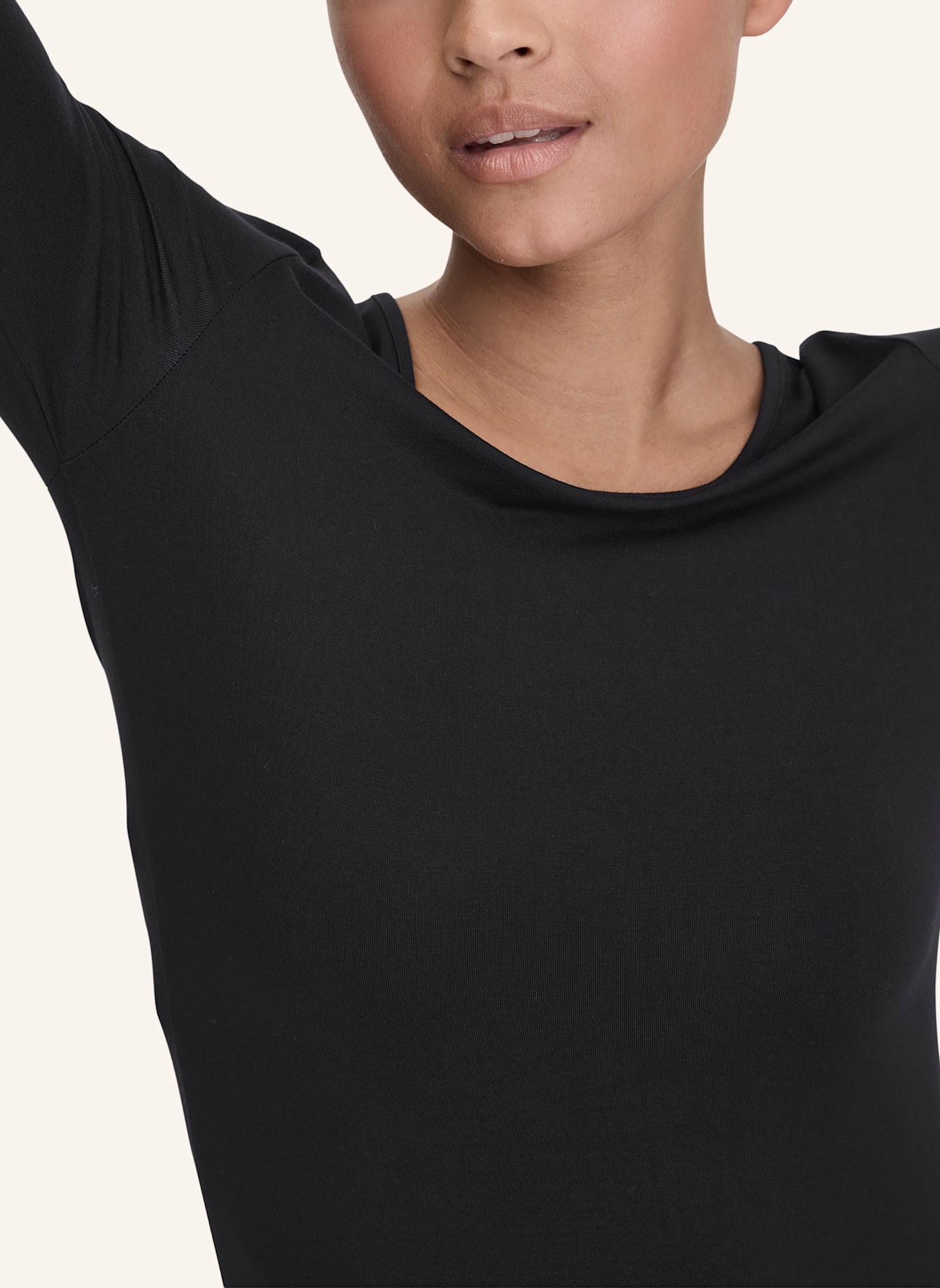 hessnatur Nachthemd: SCHWARZ