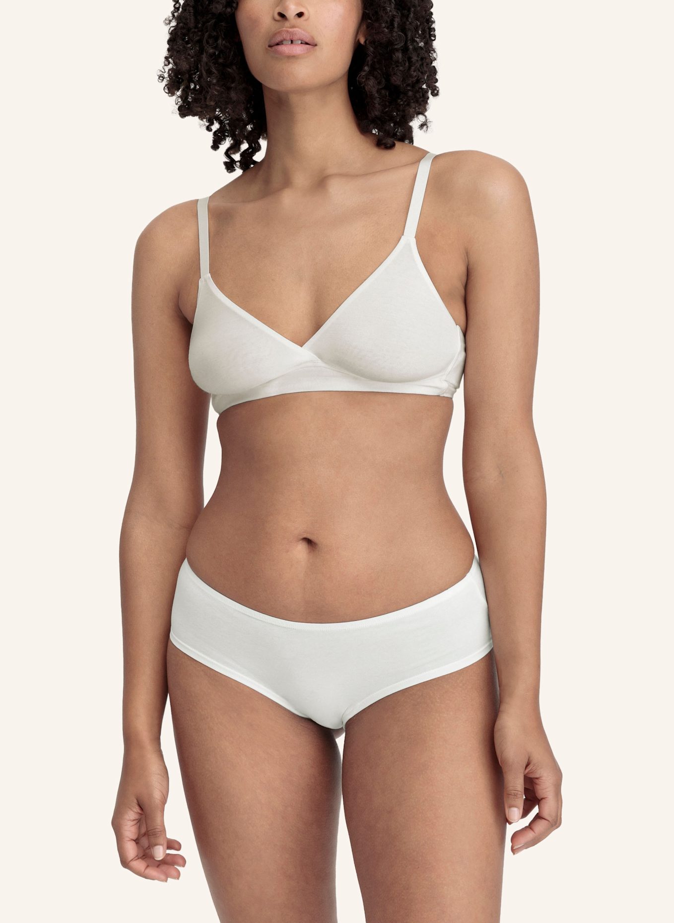 hessnatur Triangel BH: WEISS