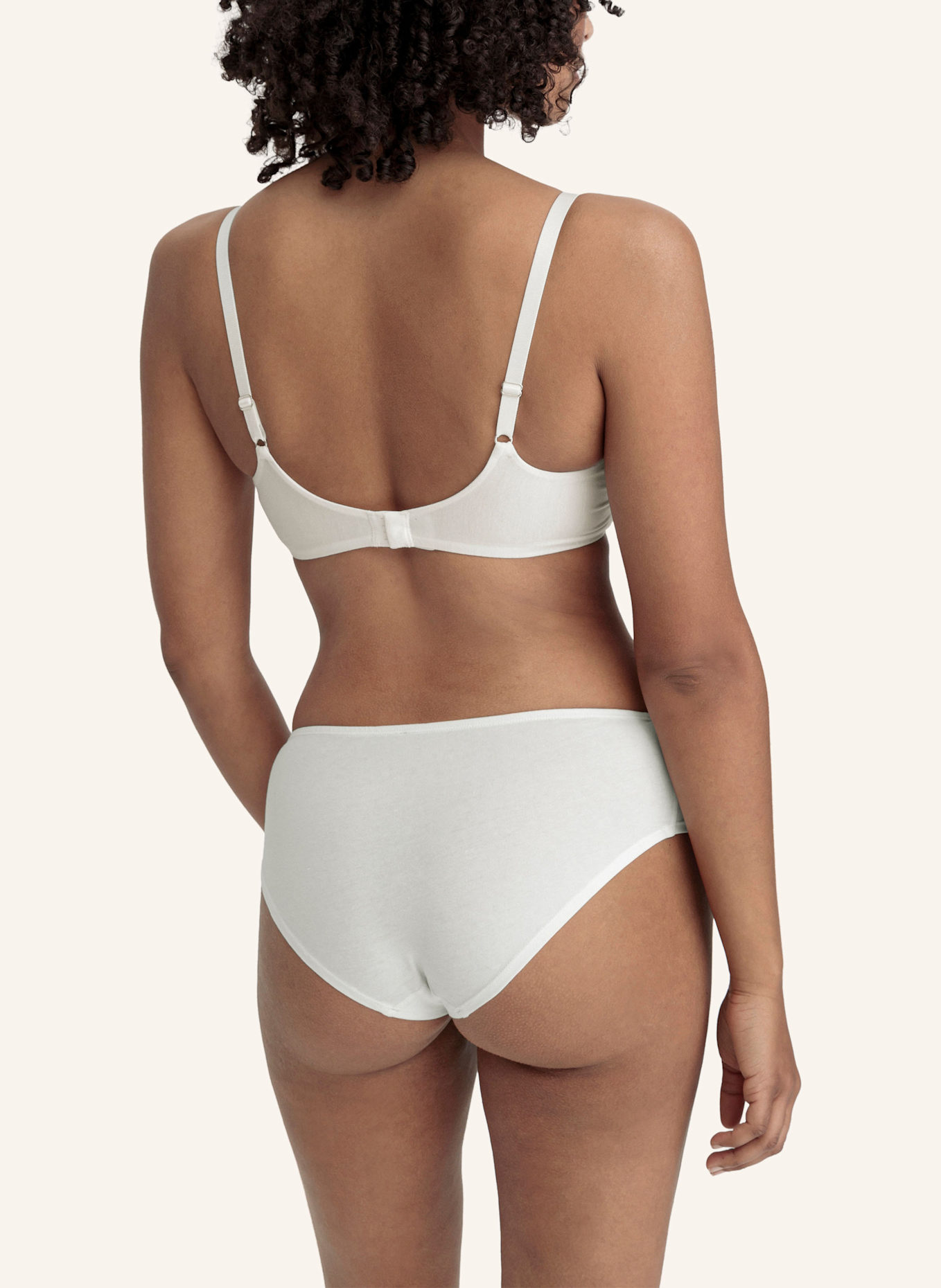 hessnatur Triangel BH: WEISS