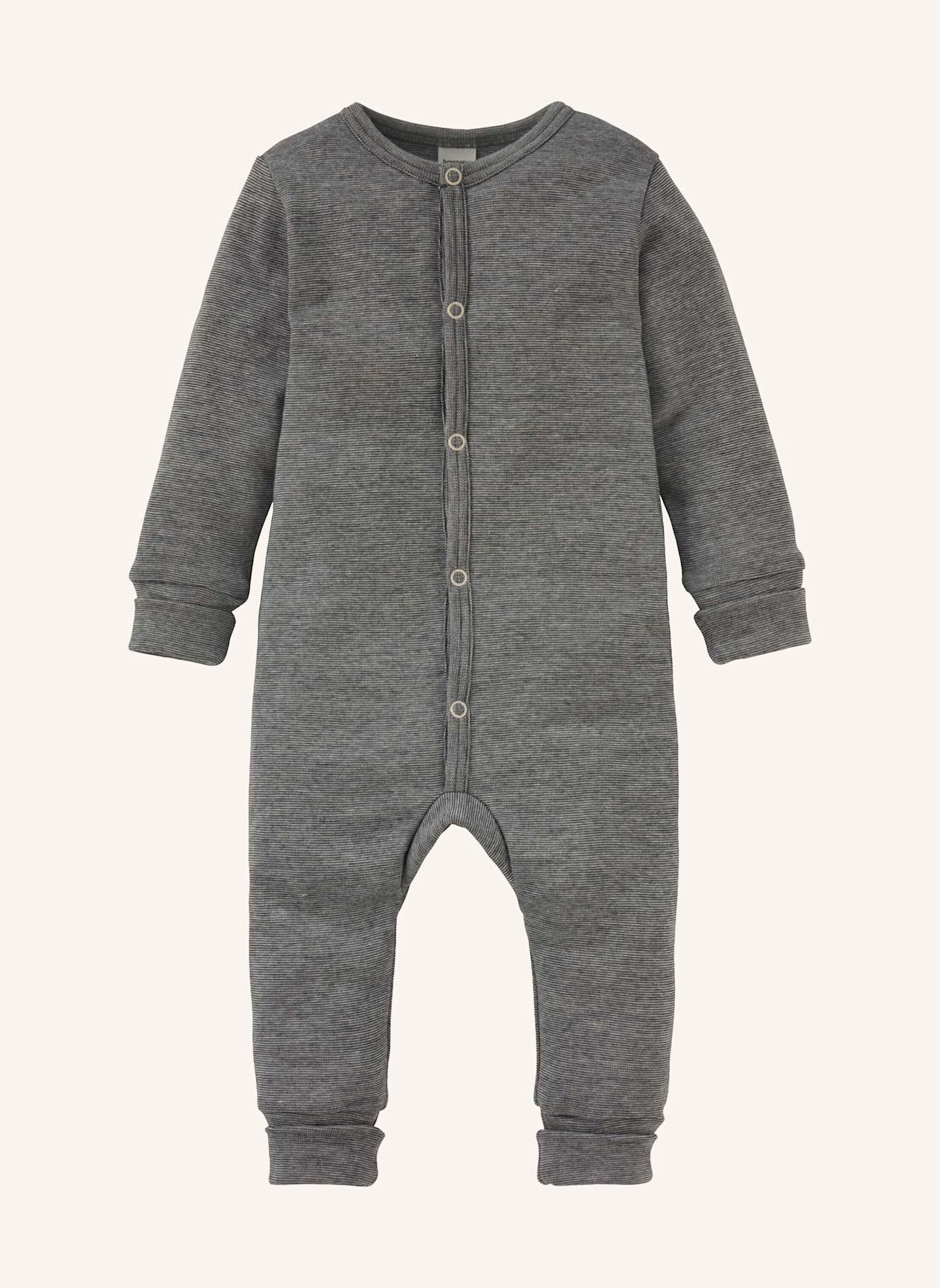 hessnatur Schlafoverall: GRAU