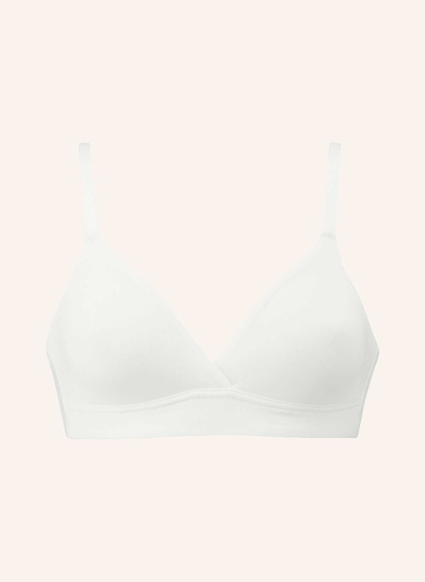 hessnatur Triangel BH: WEISS