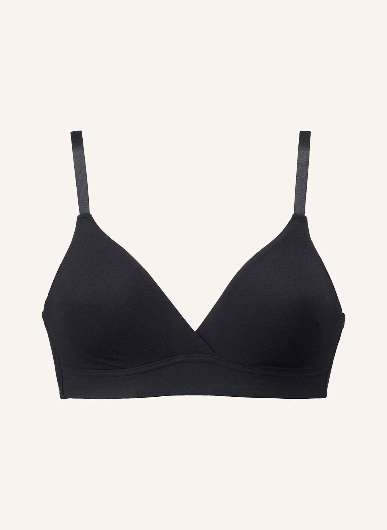 hessnatur Triangel BH: SCHWARZ