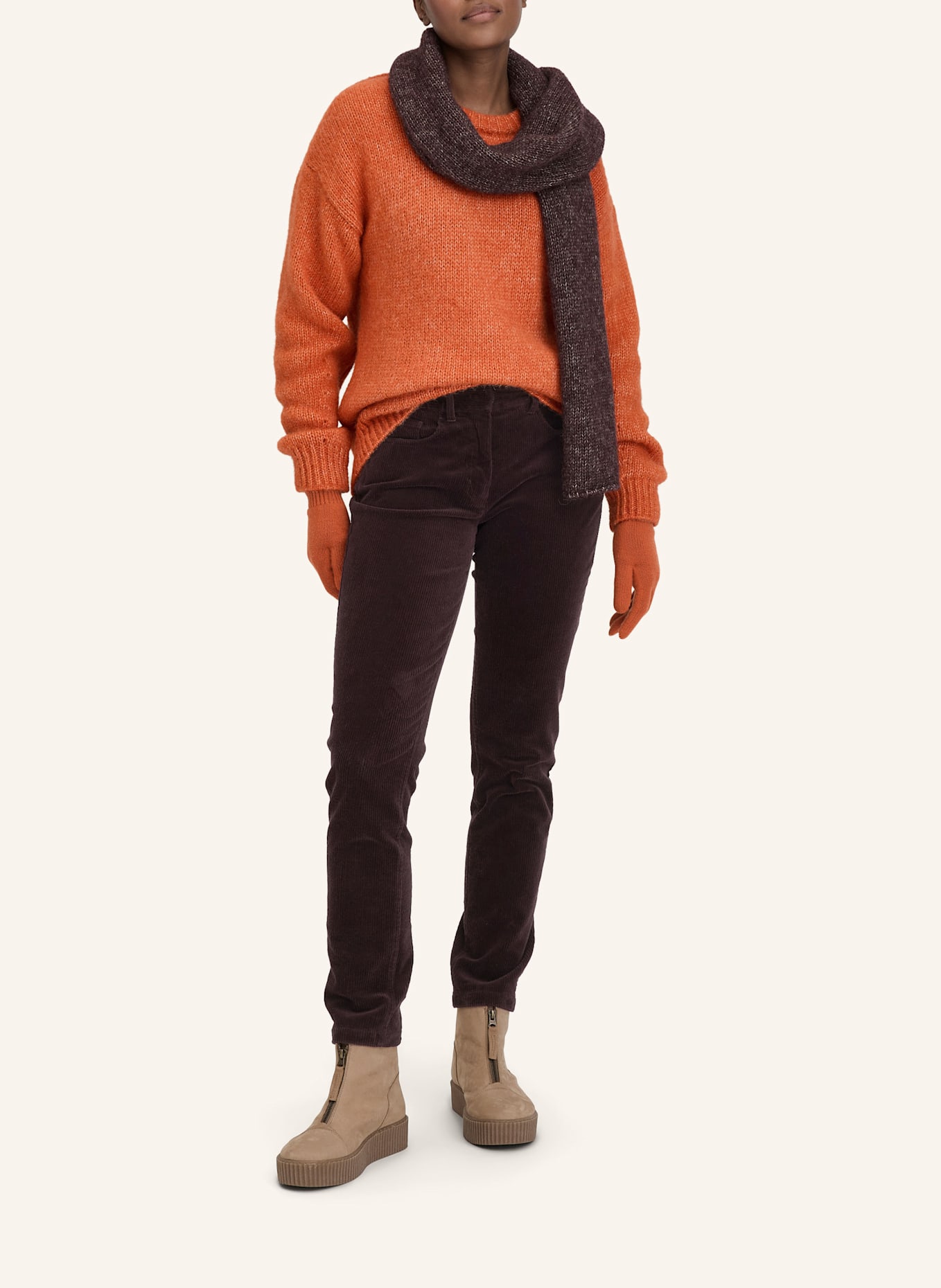 hessnatur Strick Pullover: ROT