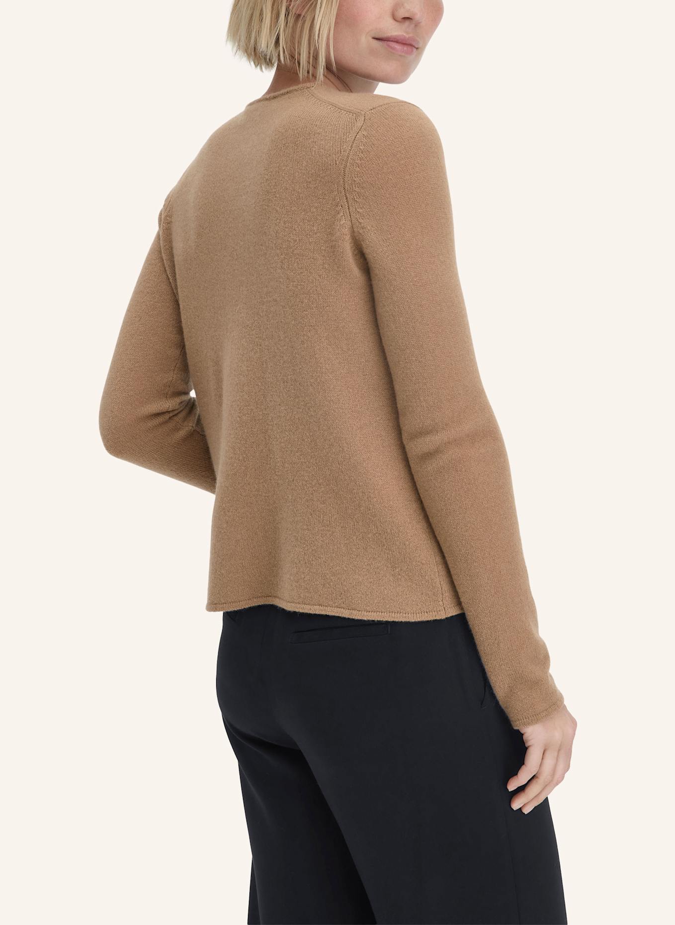 hessnatur Strick Pullover Regular: CAMEL