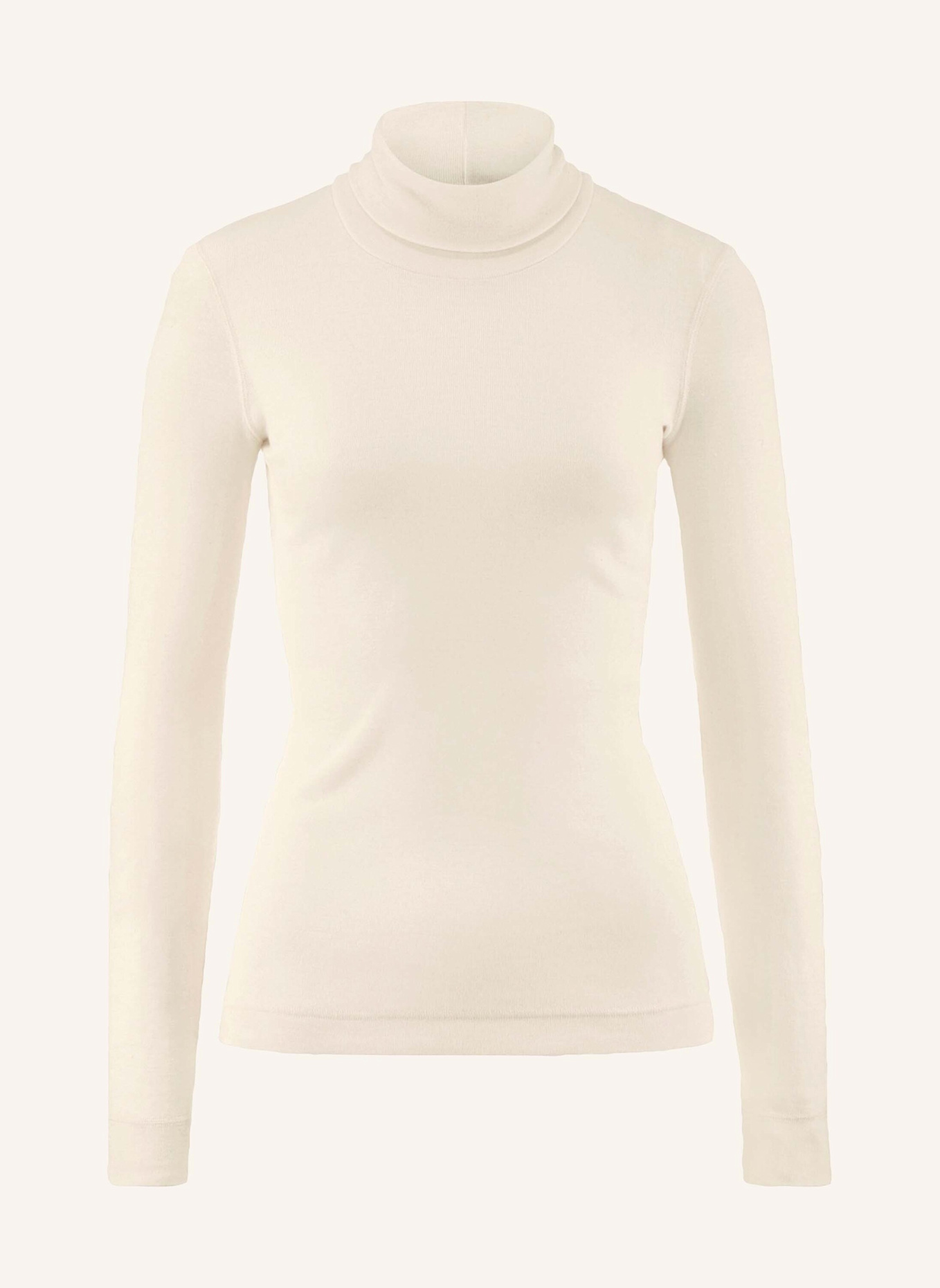 hessnatur Rollkragen-Shirt: BEIGE