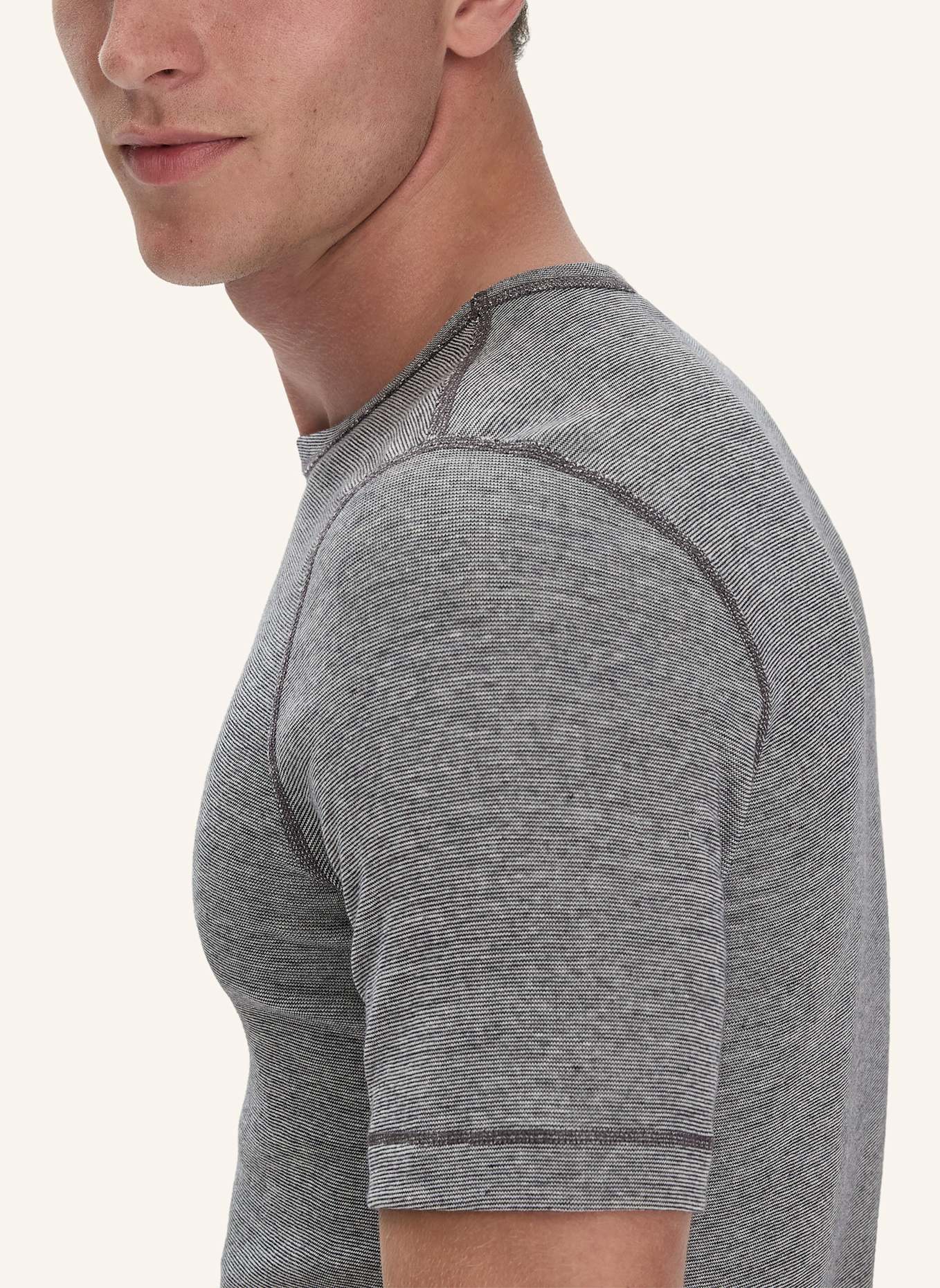 hessnatur Halbarm-Funktionsshirt: GRAU