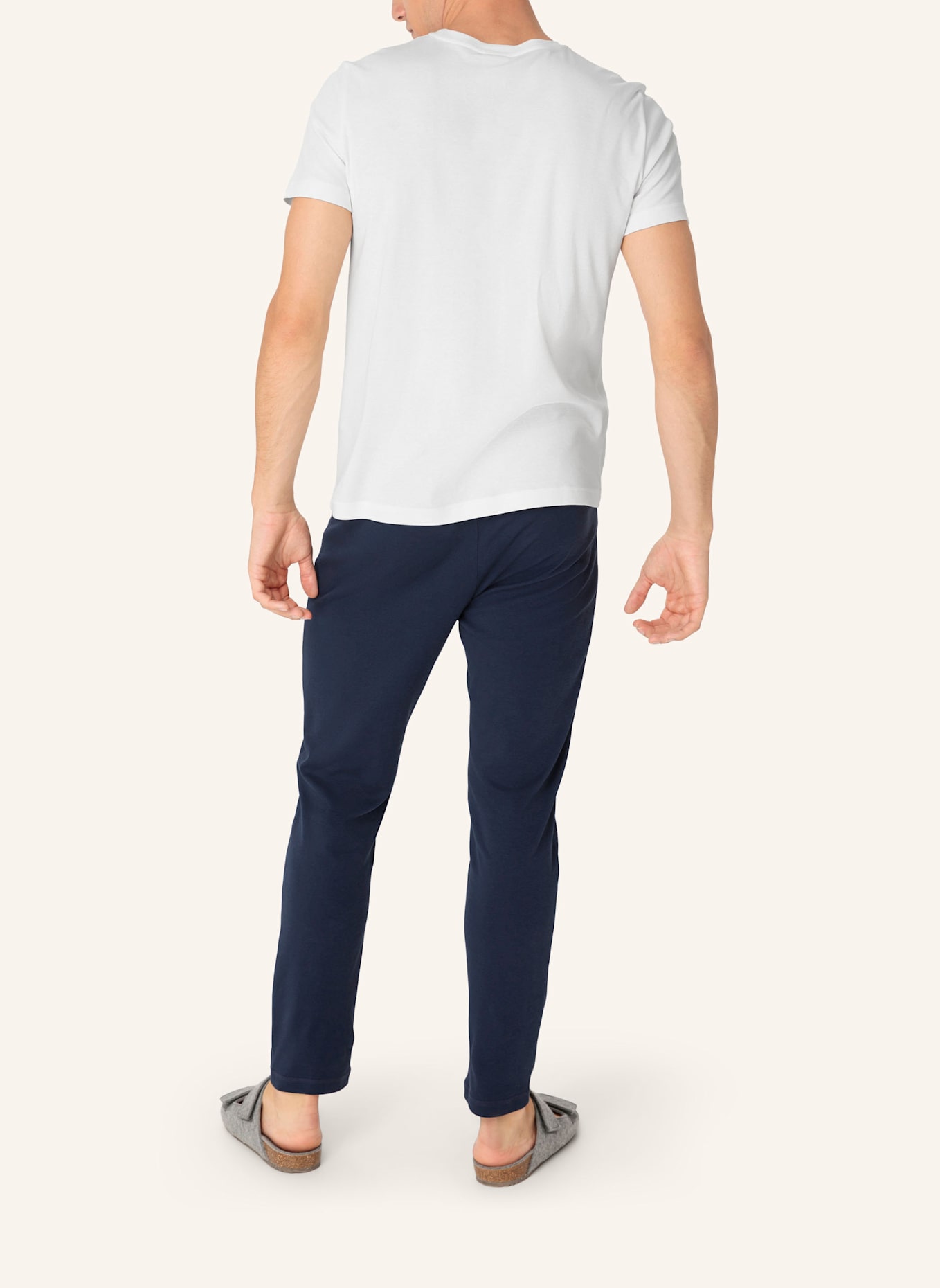 hessnatur Schlafhose: BLAU