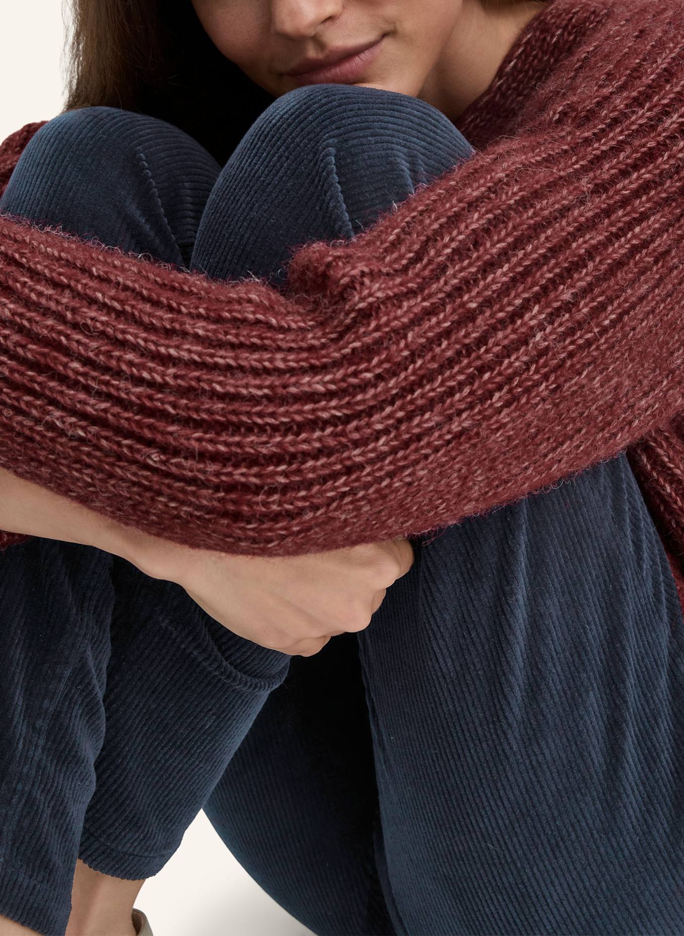 hessnatur Strick Pullover: ROT