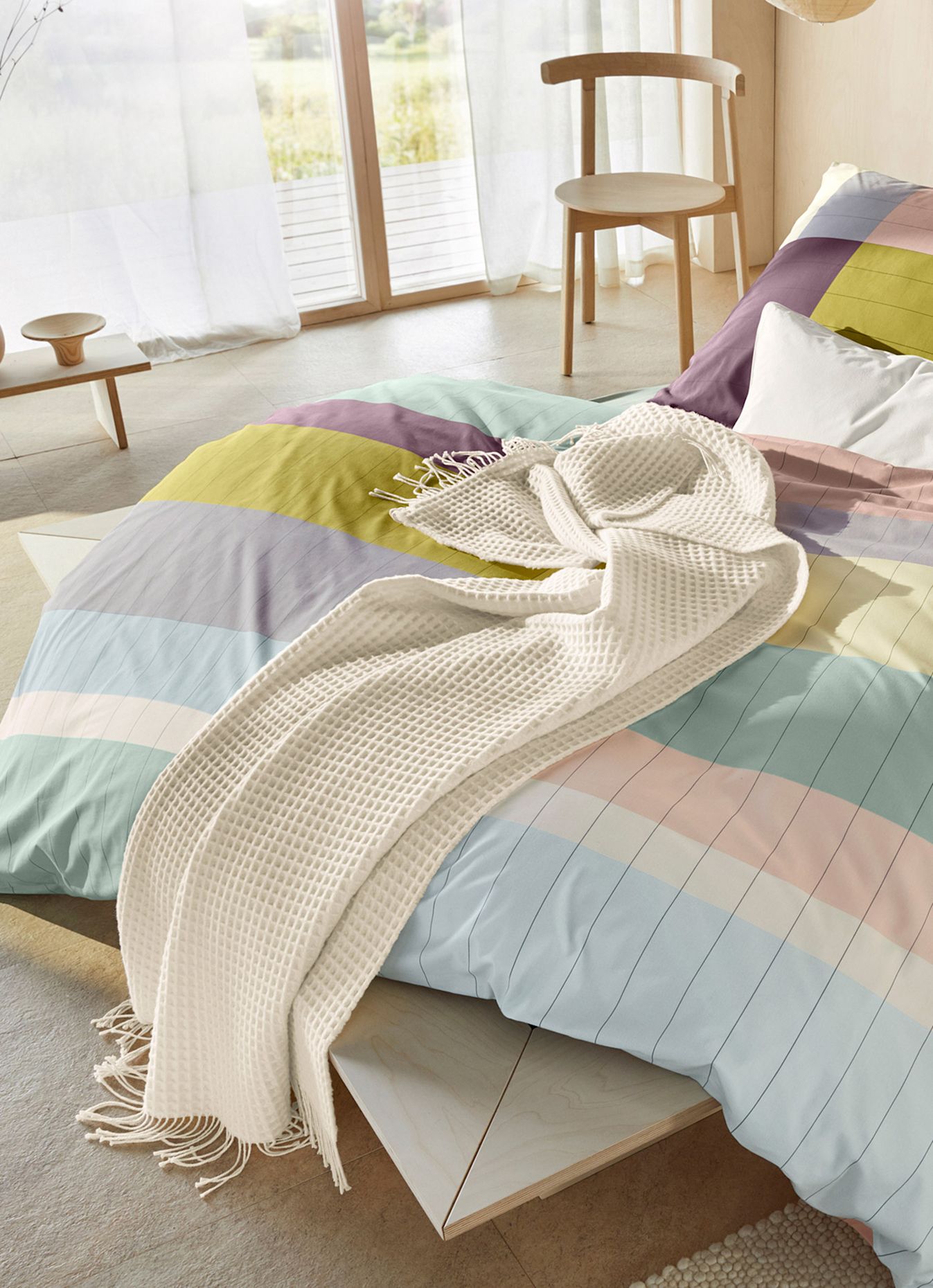 hessnatur Wollmix Waffle: BEIGE