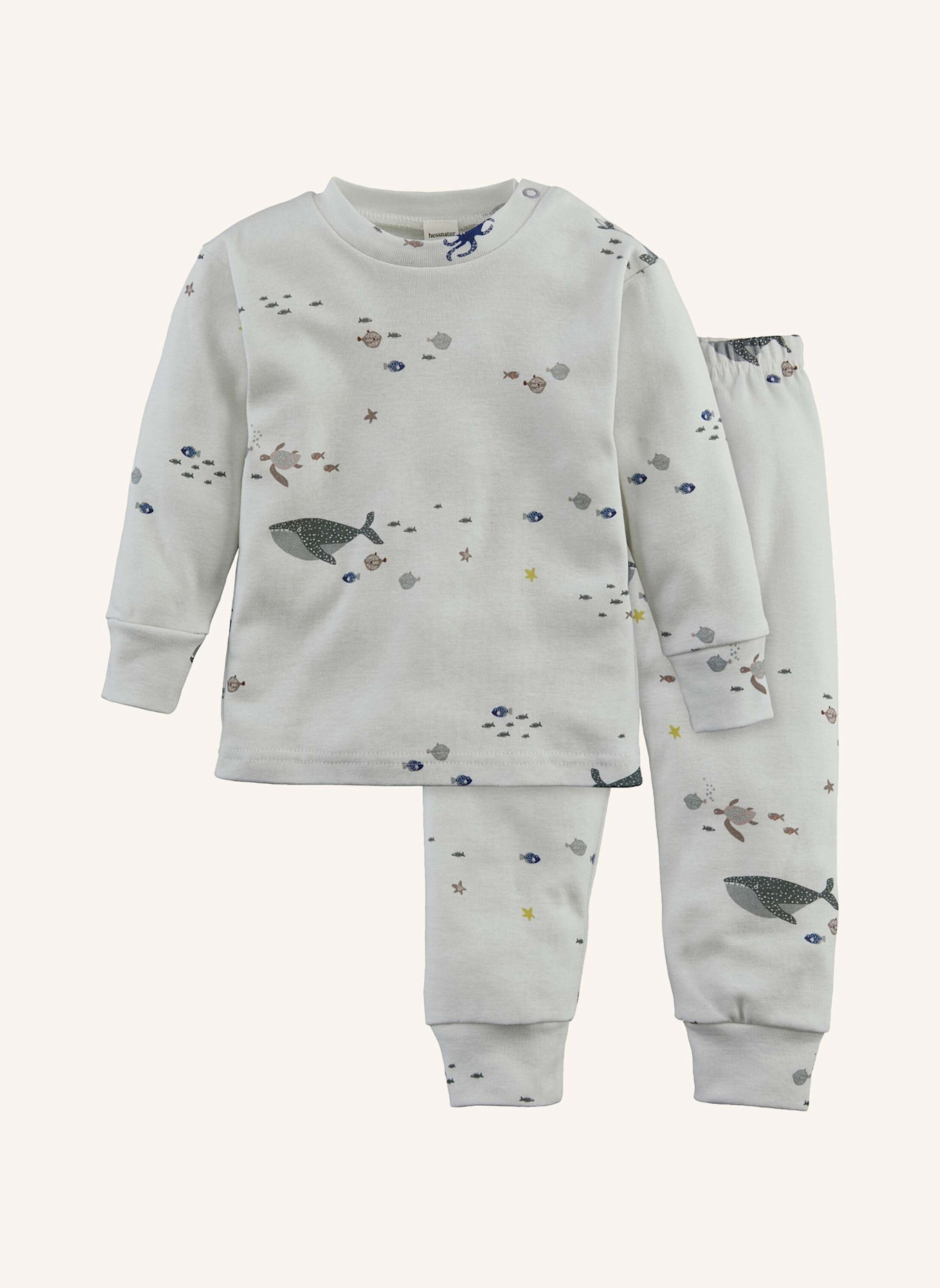 hessnatur Schlafanzug: GRAU