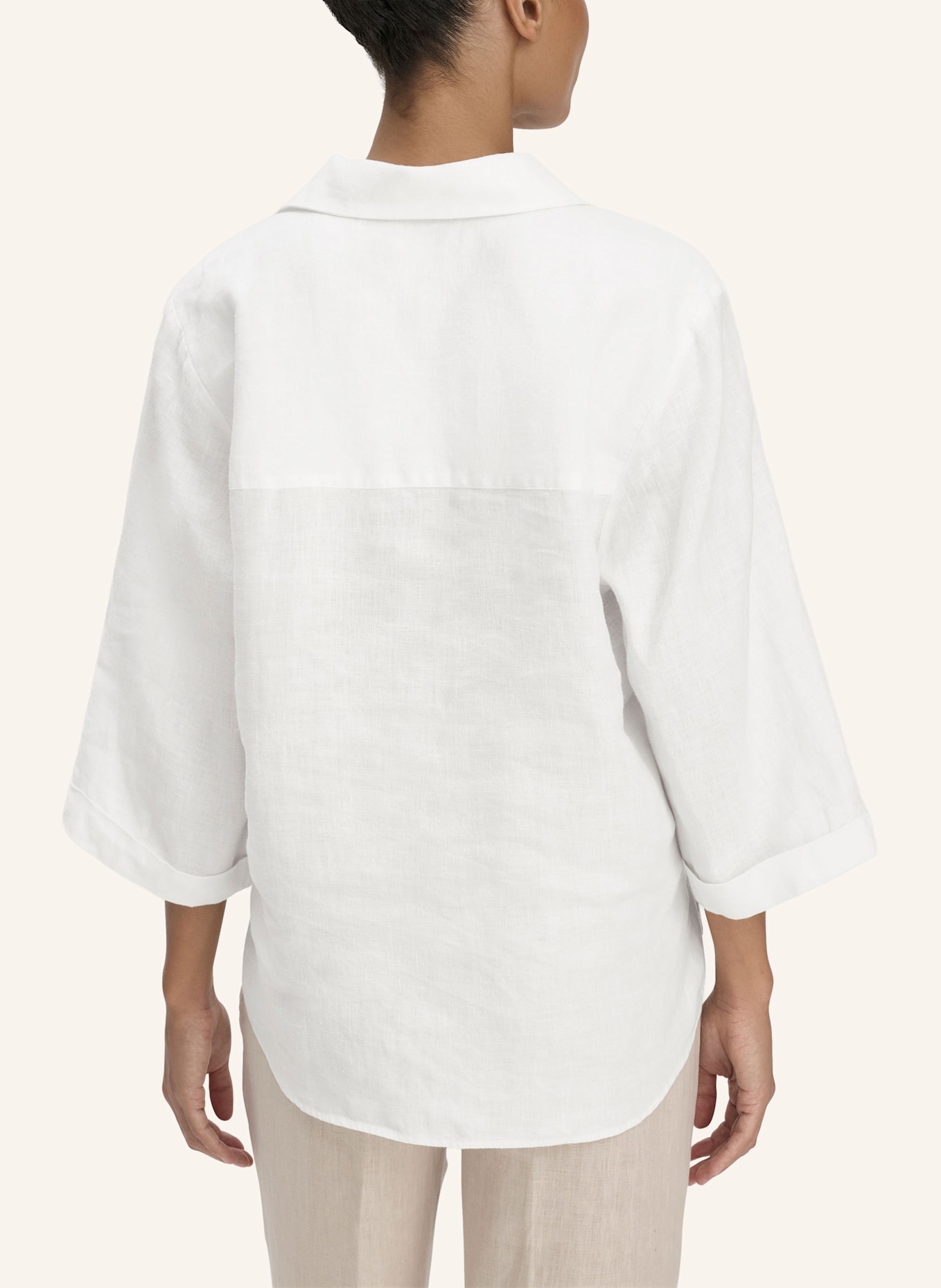 hessnatur Bluse: WEISS