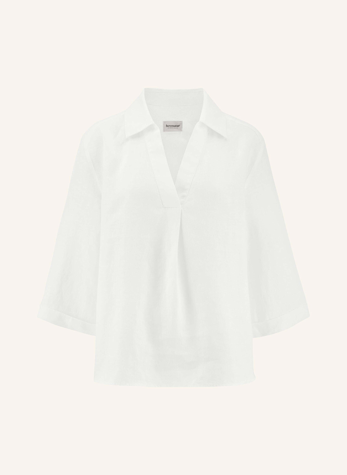 hessnatur Bluse: WEISS