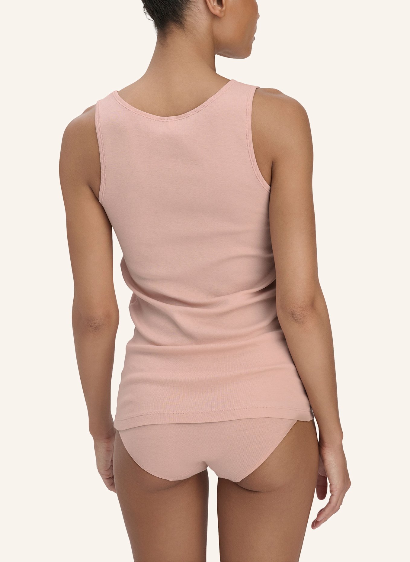 hessnatur Tanktop Rundhals Fitted 2er-Set: ROSA