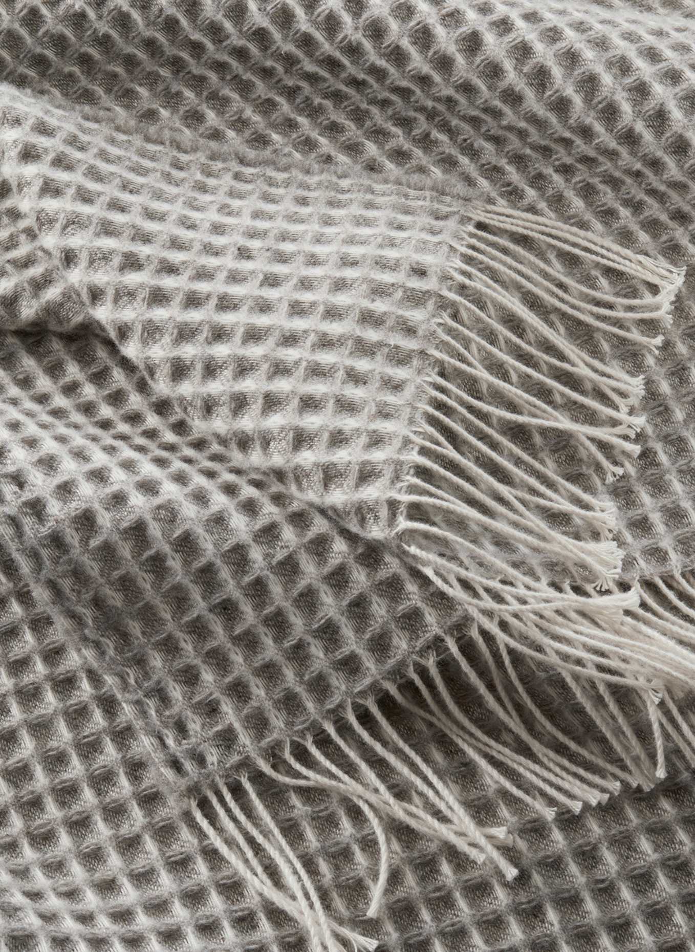 hessnatur Wollmix Waffle: GRAU