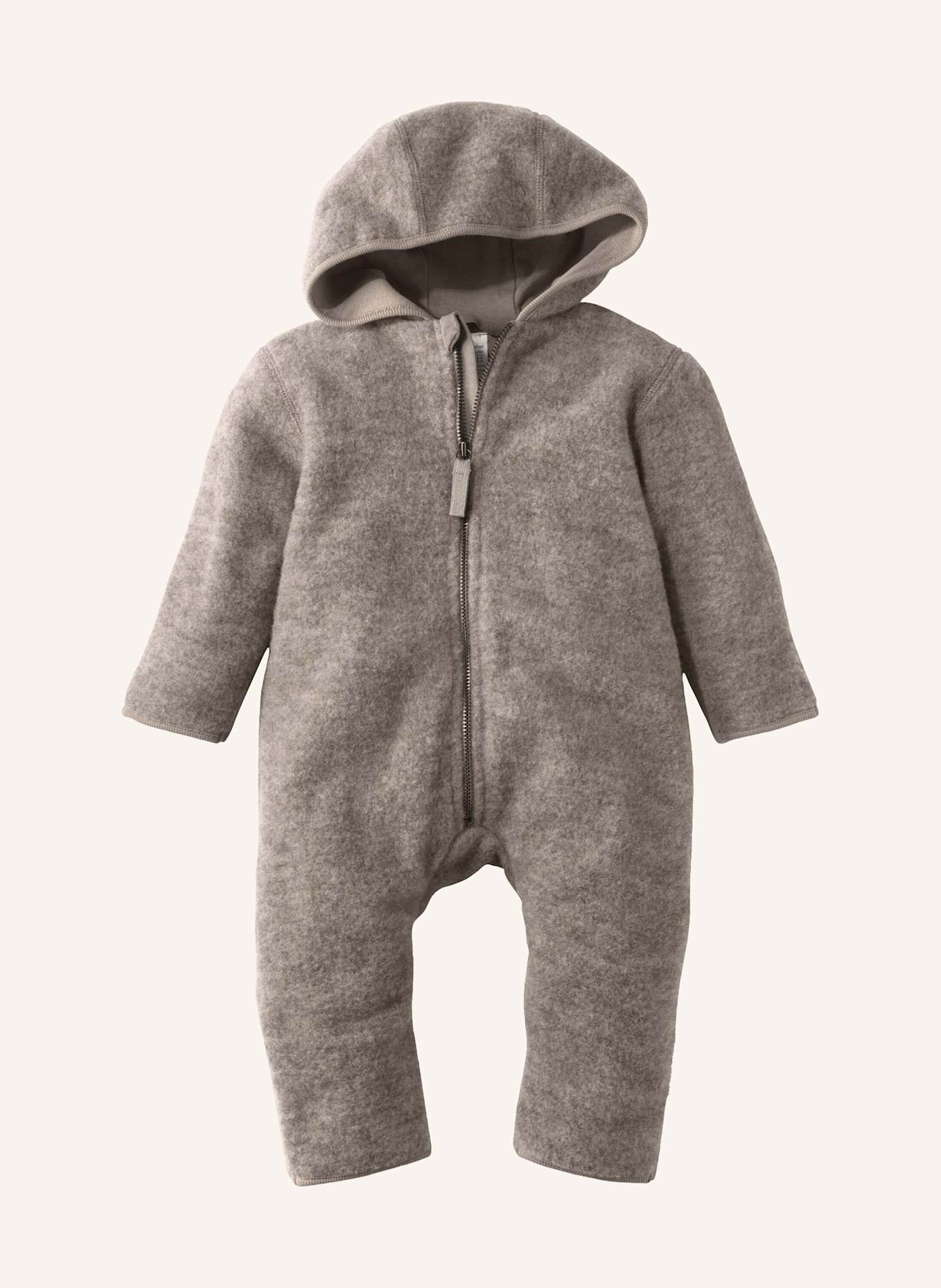 hessnatur Wollfleece Overall: GRAU