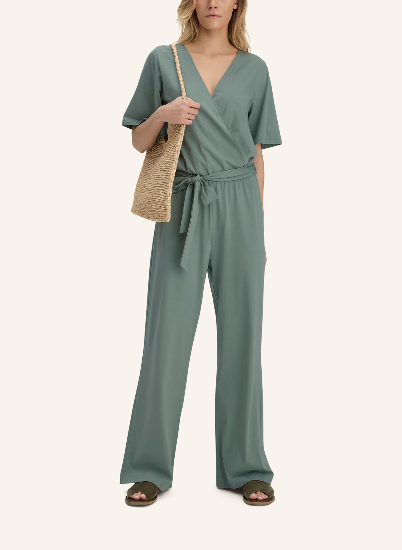 hessnatur Jersey Overall: GRÜN