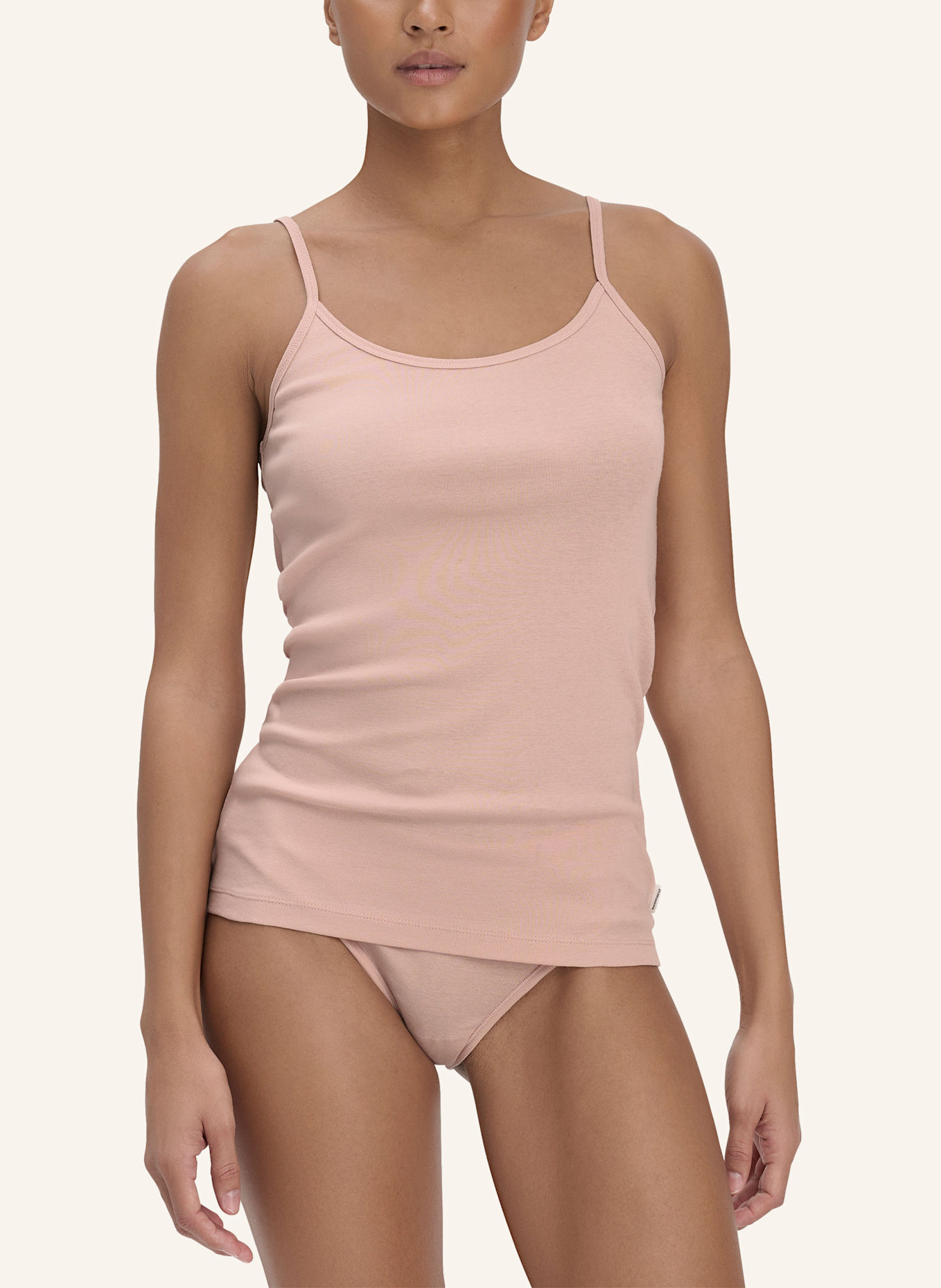 hessnatur Spaghetti Top Fitted 2er-Set: ROSA