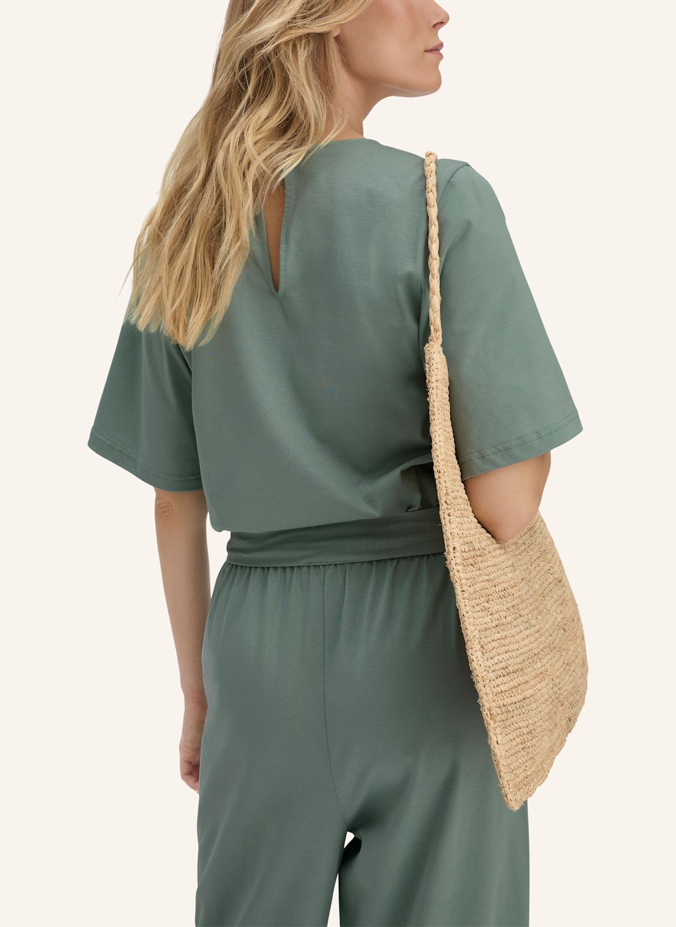 hessnatur Jersey Overall: GRÜN