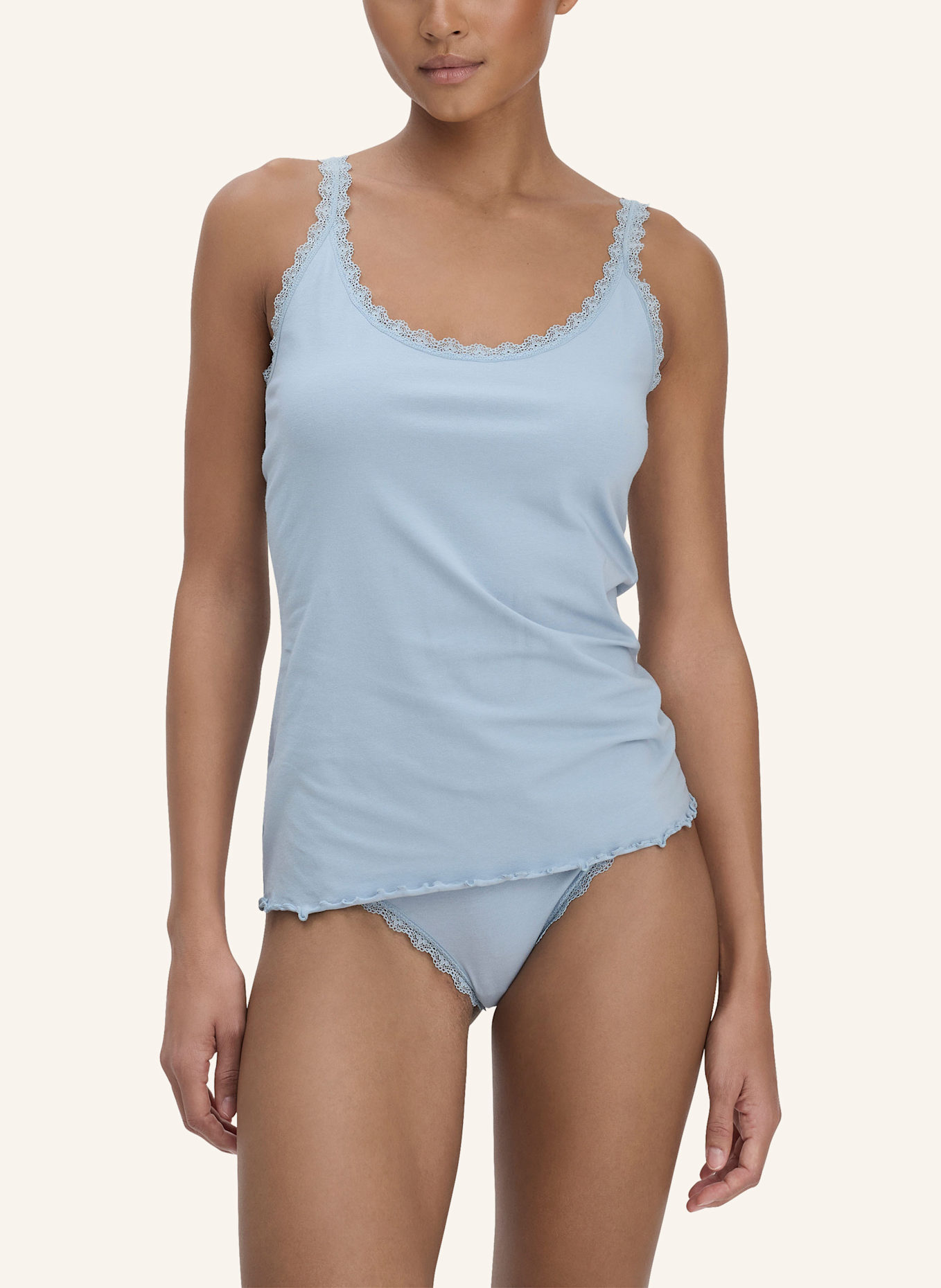 hessnatur Tanktop: BLAU
