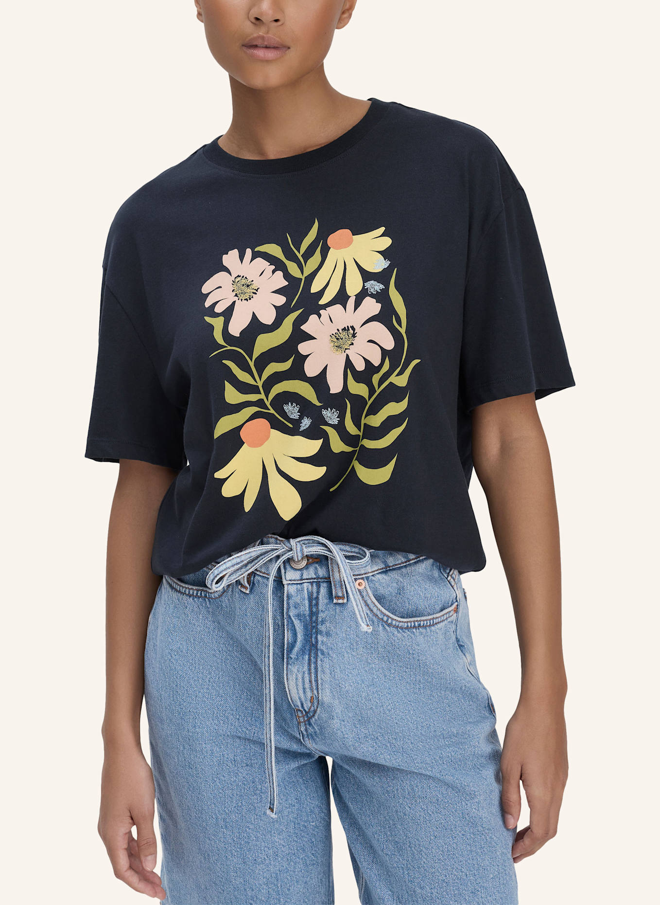 hessnatur T-Shirt: BLAU