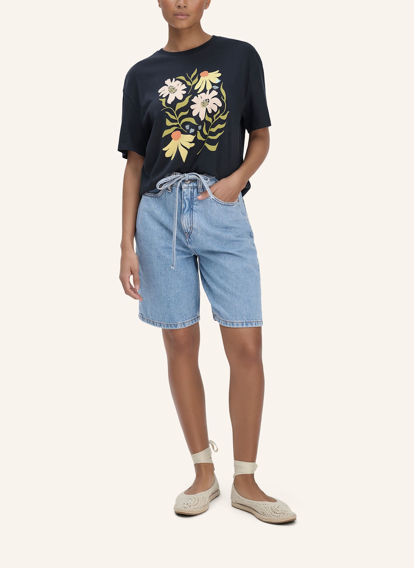 hessnatur T-Shirt: BLAU