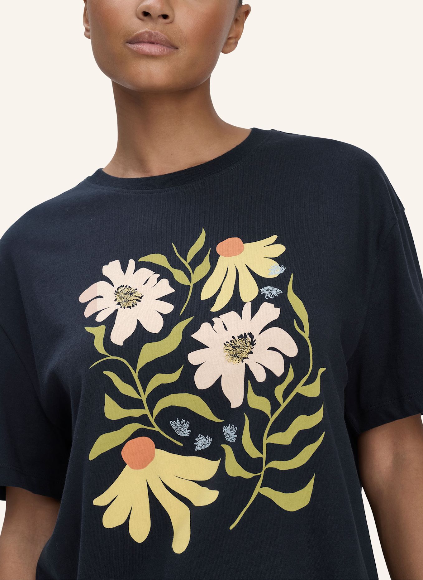 hessnatur T-Shirt: BLAU