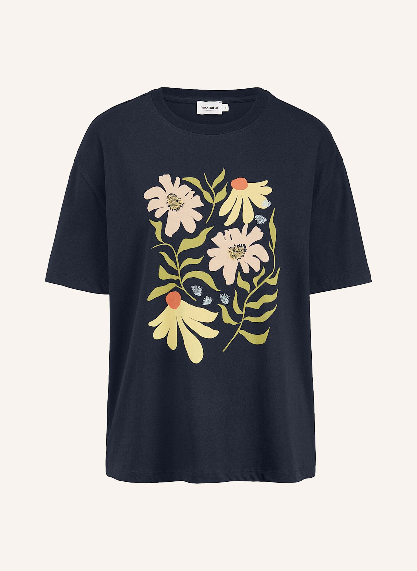 hessnatur T-Shirt: BLAU