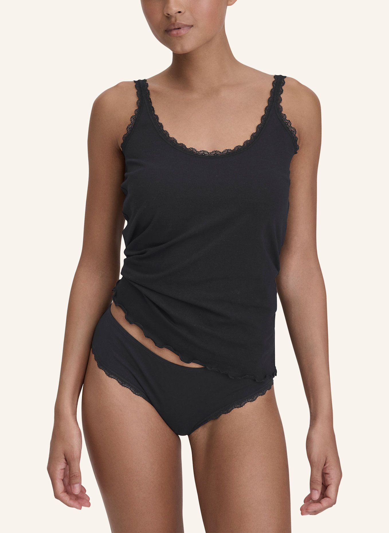 hessnatur Panty: SCHWARZ