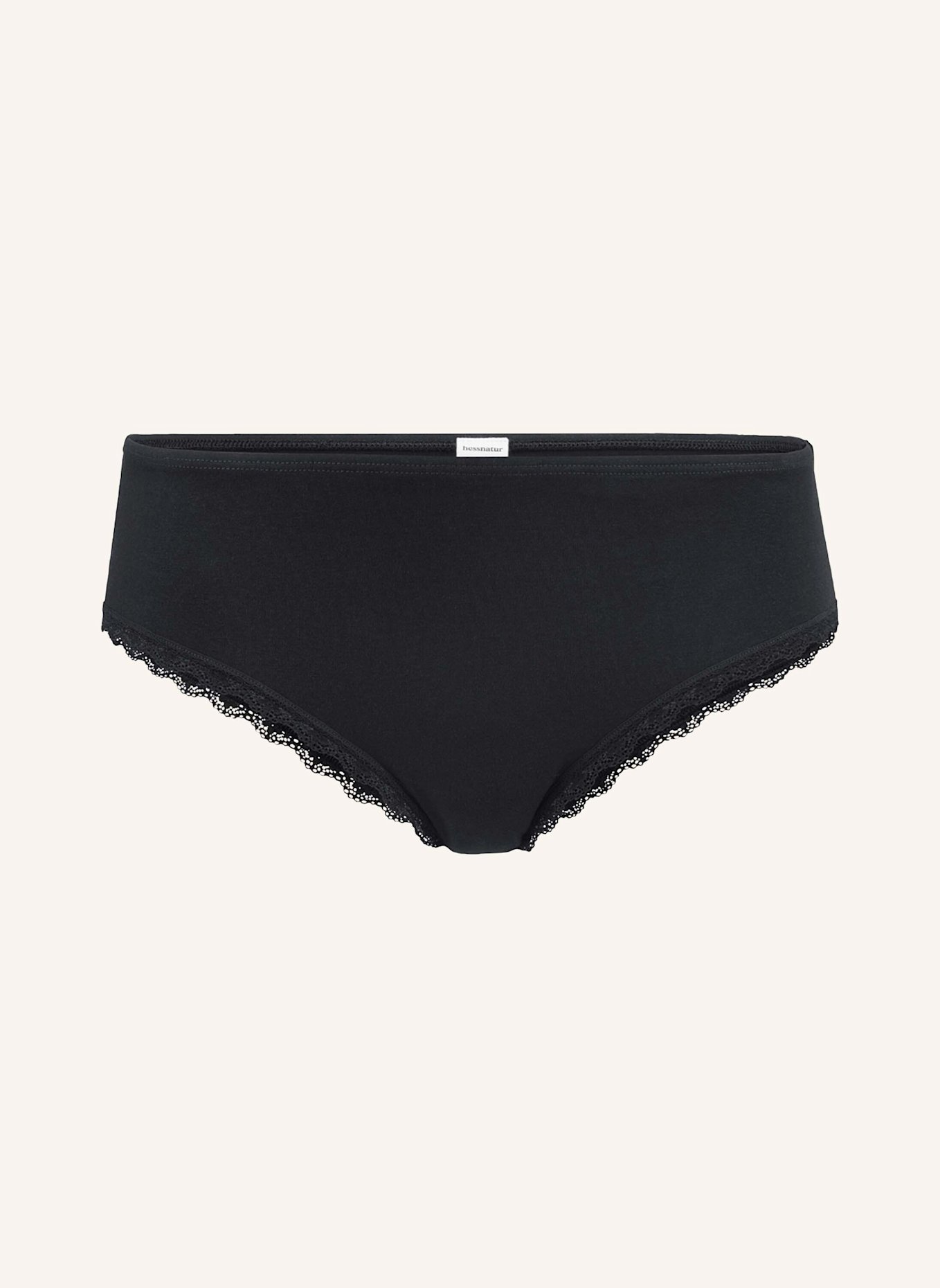 hessnatur Panty: SCHWARZ