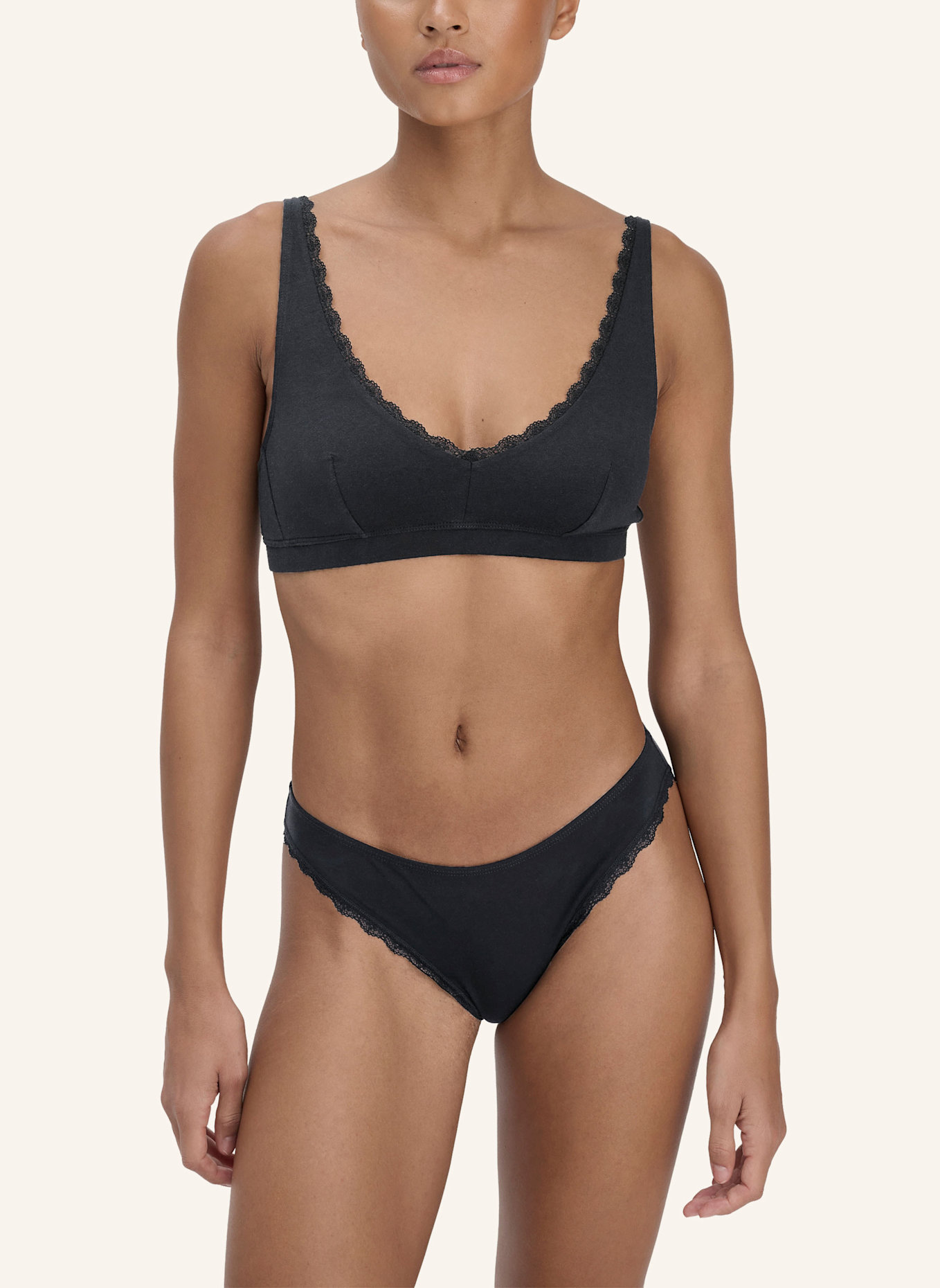 hessnatur Bustier: SCHWARZ